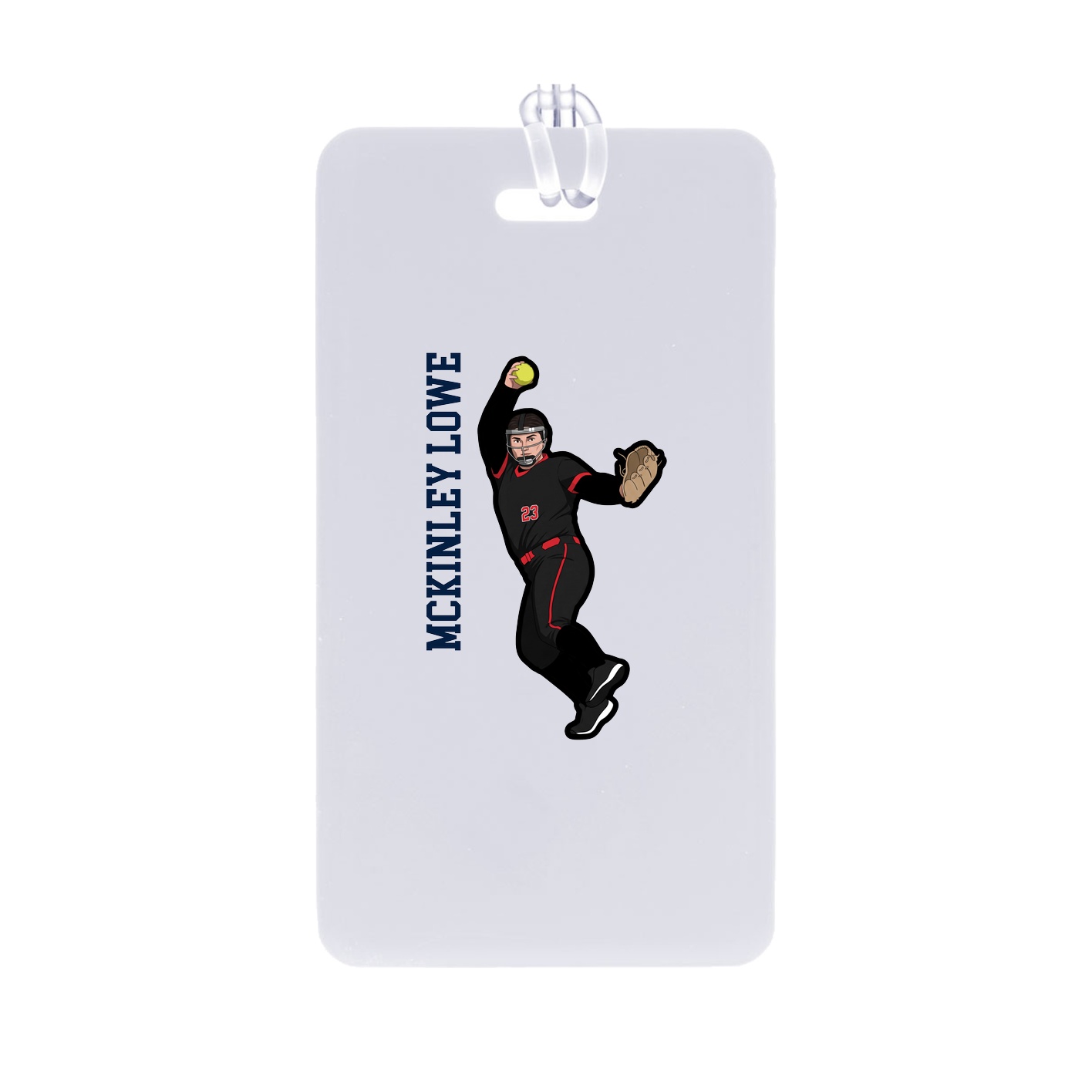 Bag Tag — Name Vertical in Classic