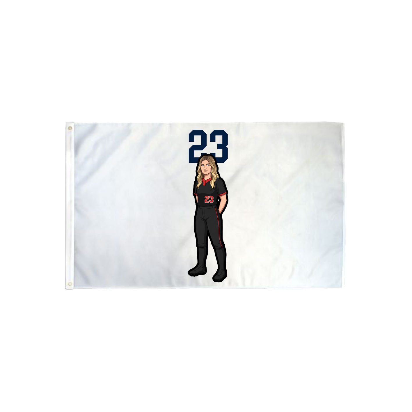 3x5 Flag — Number Top in Classic