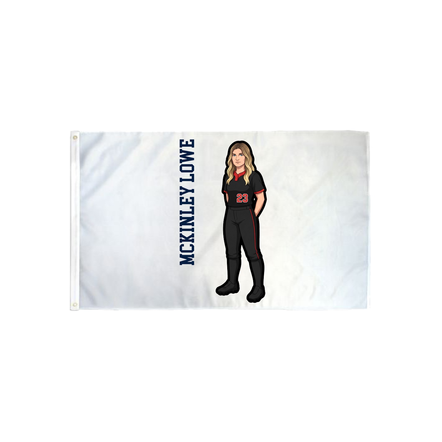 3x5 Flag — Name Vertical in Classic