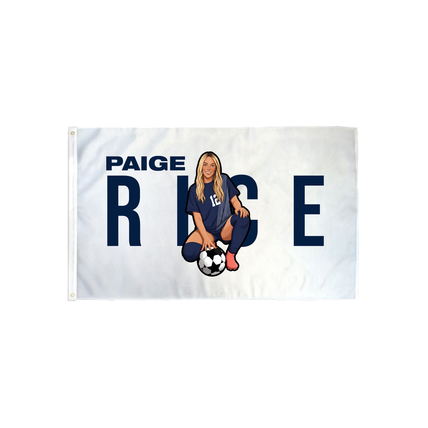 3x5 Flag — Player Name in Classic