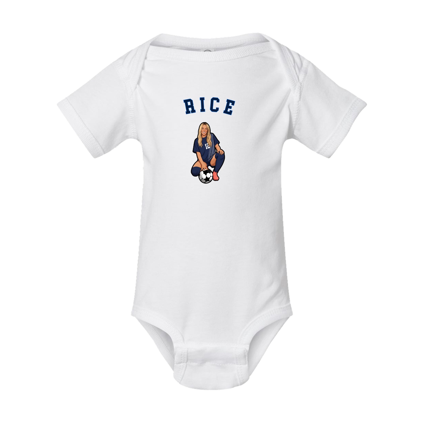 Baby Onesie — Shirsey Arch in White