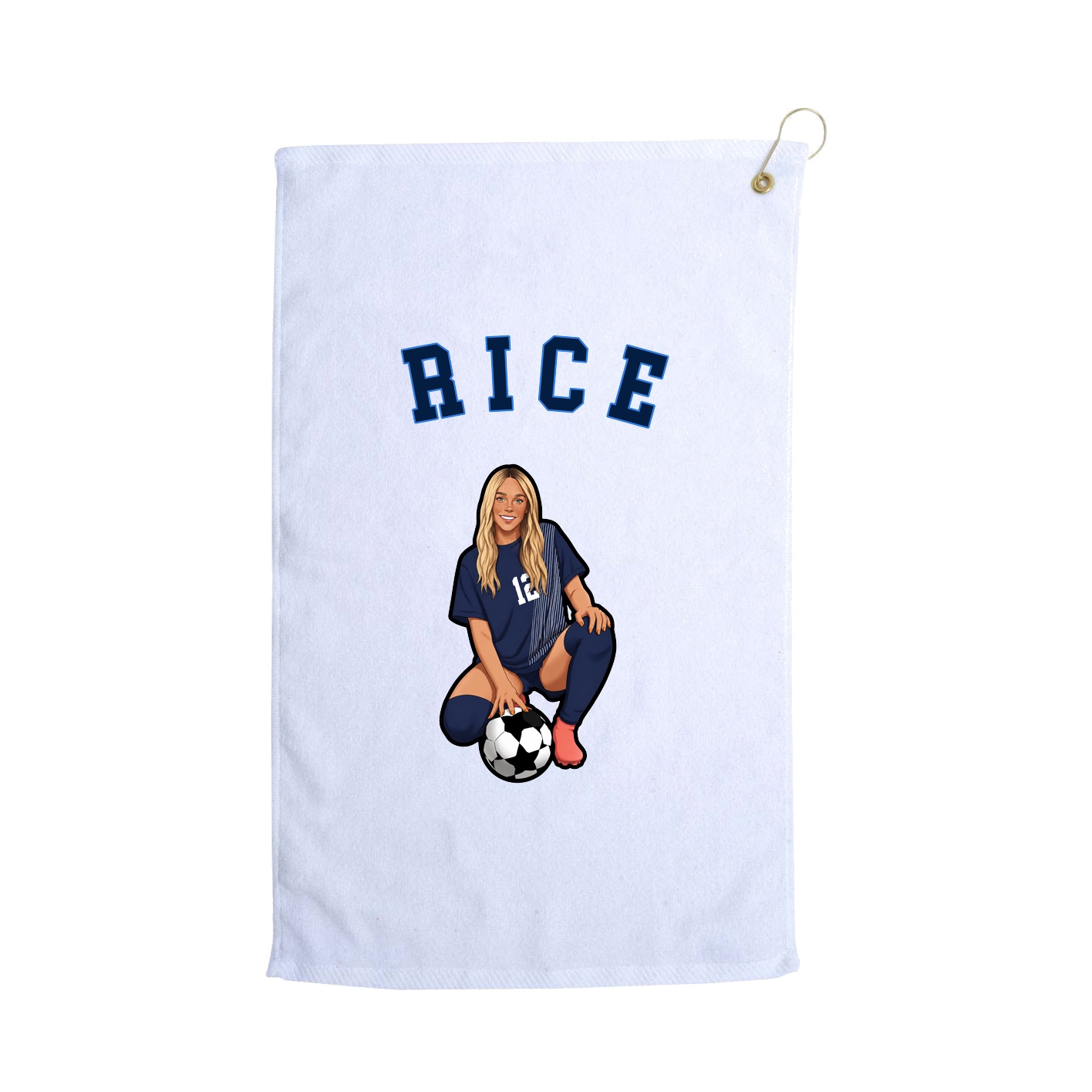 Golf Towel — Shirsey Arch in White