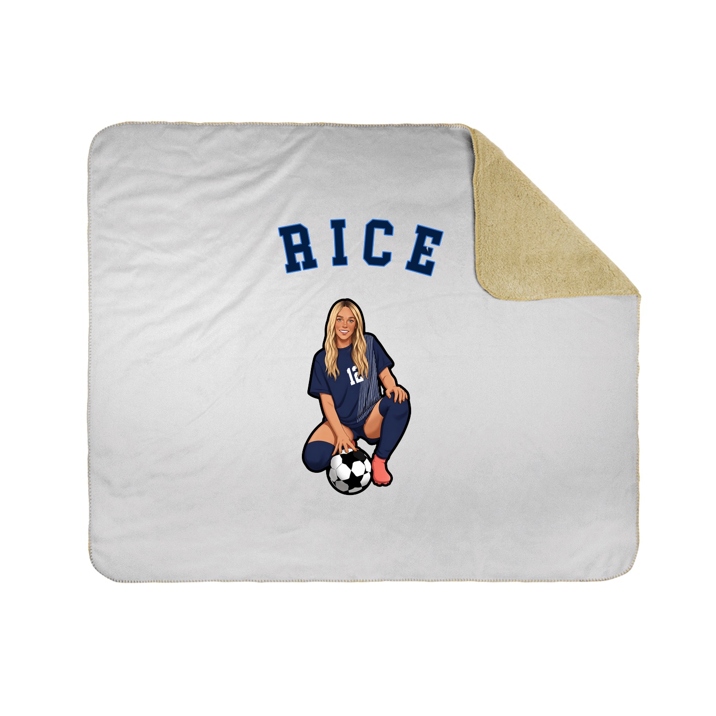 Throw Blanket — Shirsey Arch in White