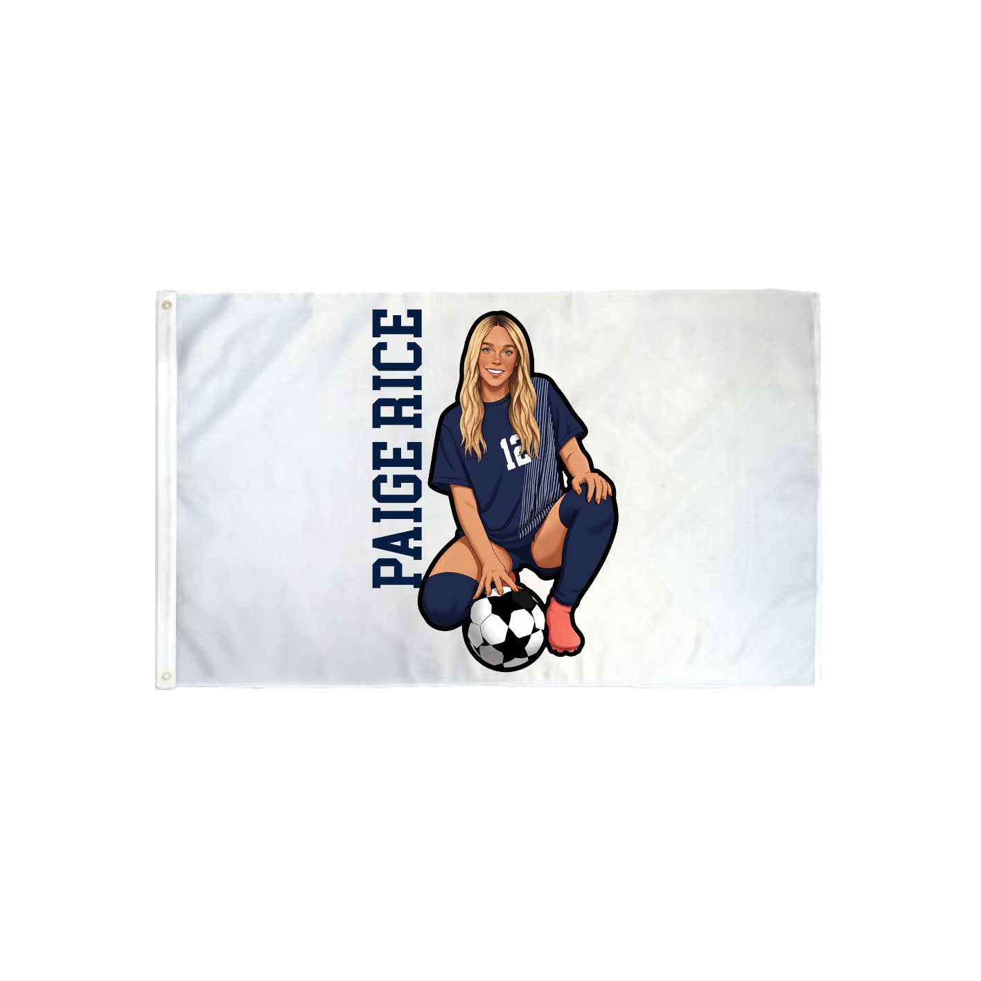 3x5 Flag — Name Vertical in Classic