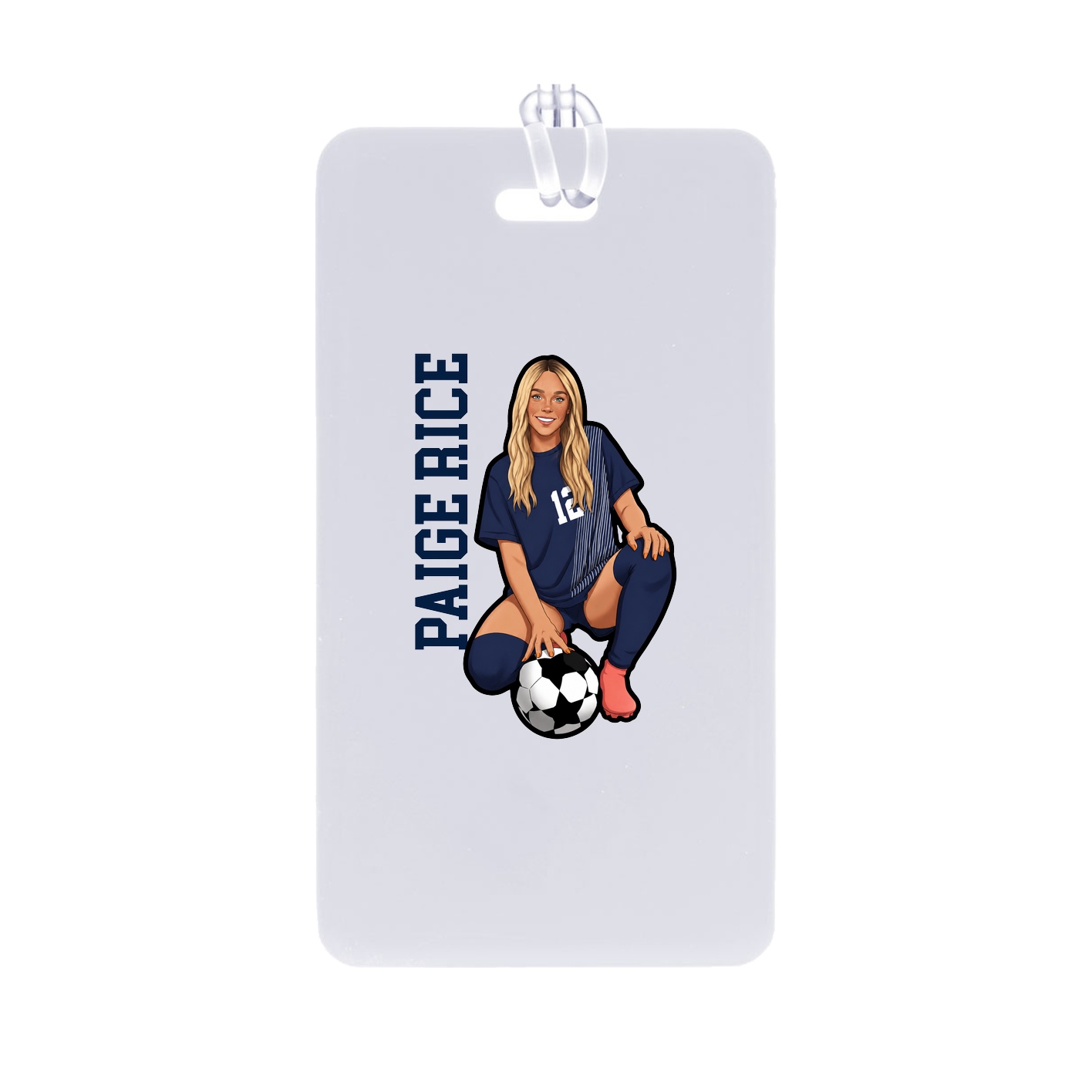 Bag Tag — Name Vertical in Classic