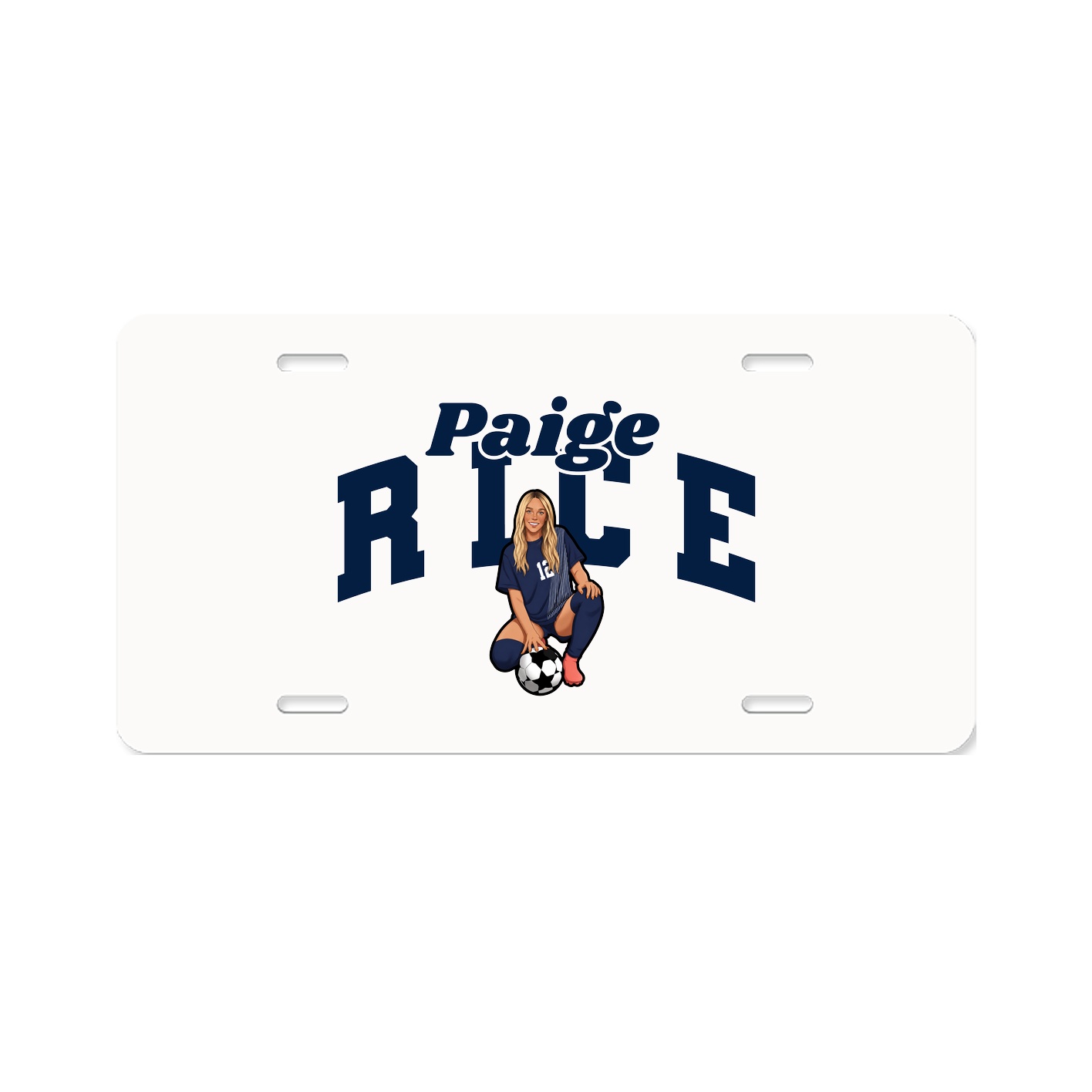 License Plate — Signature Arch in Classic