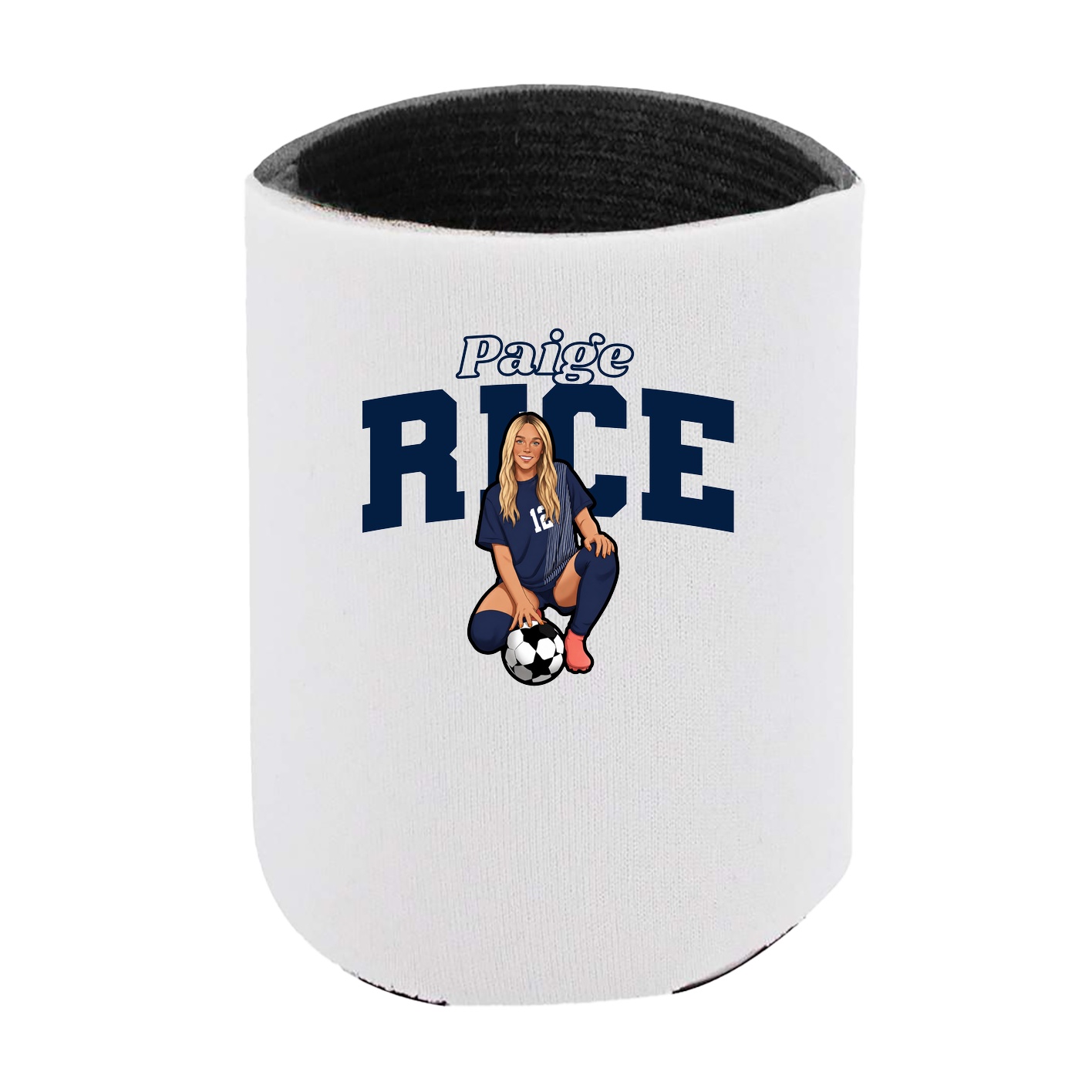 Can Holder — Name Arch in White