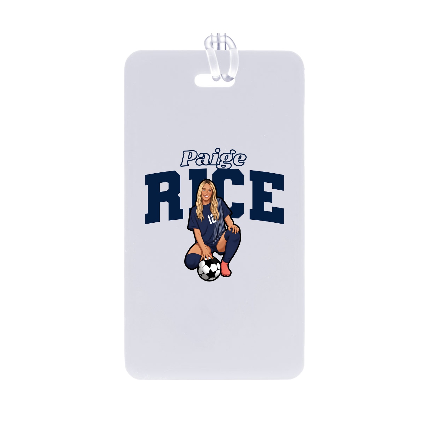 Bag Tag — Name Arch in Classic