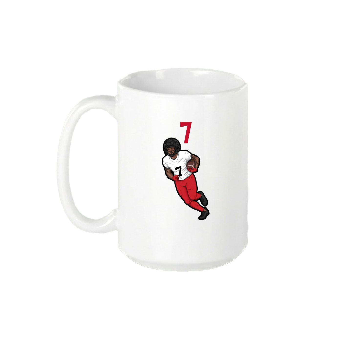 15oz Coffee Mug — Number Top in White