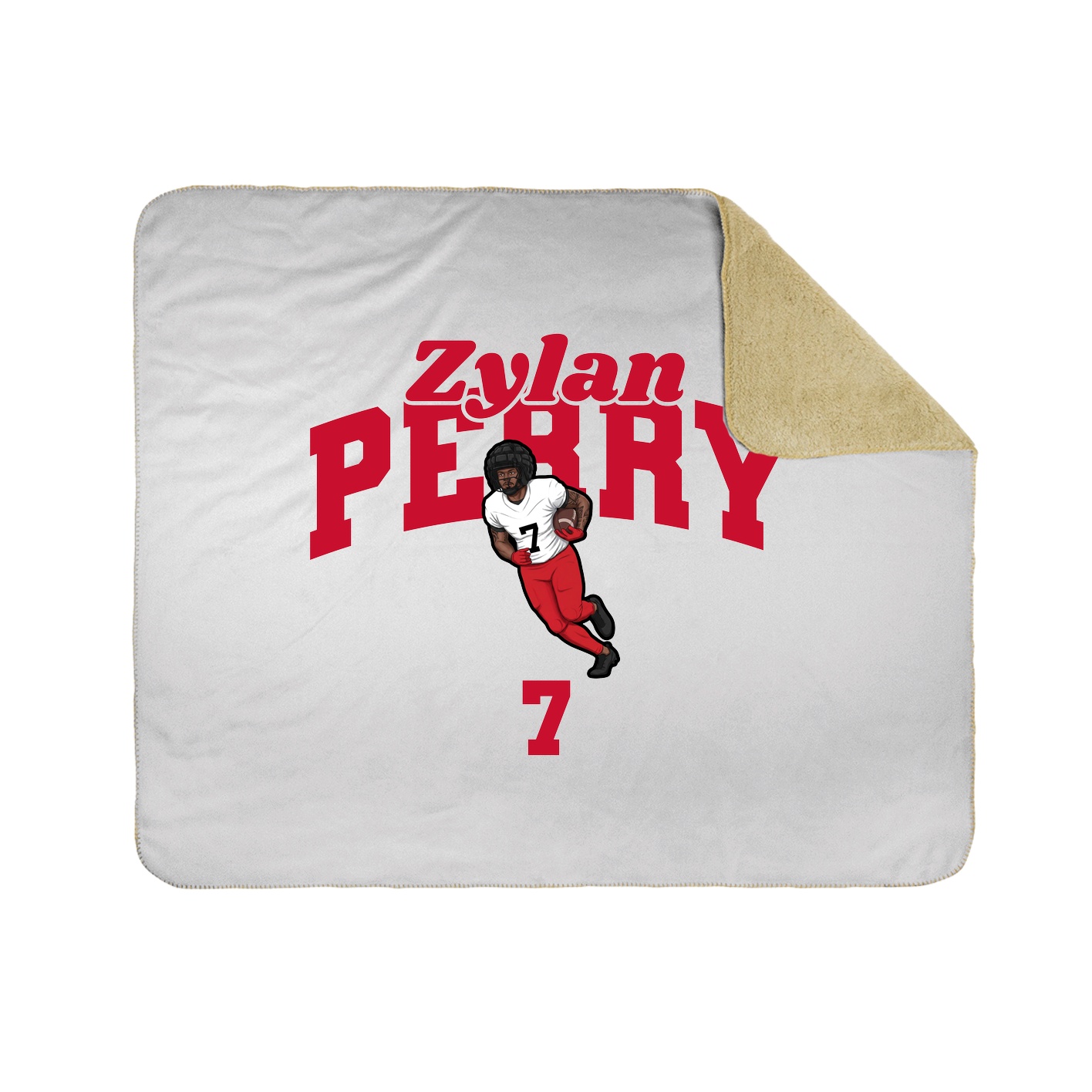 Throw Blanket — Signature Arch in White