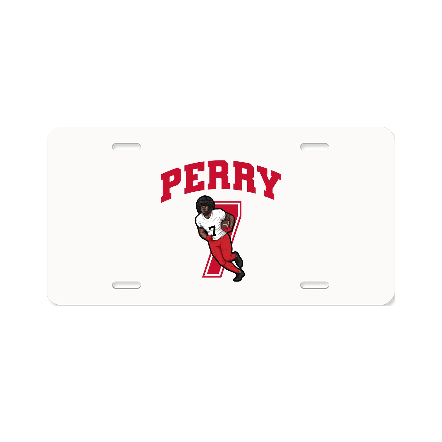 License Plate — Number in Classic