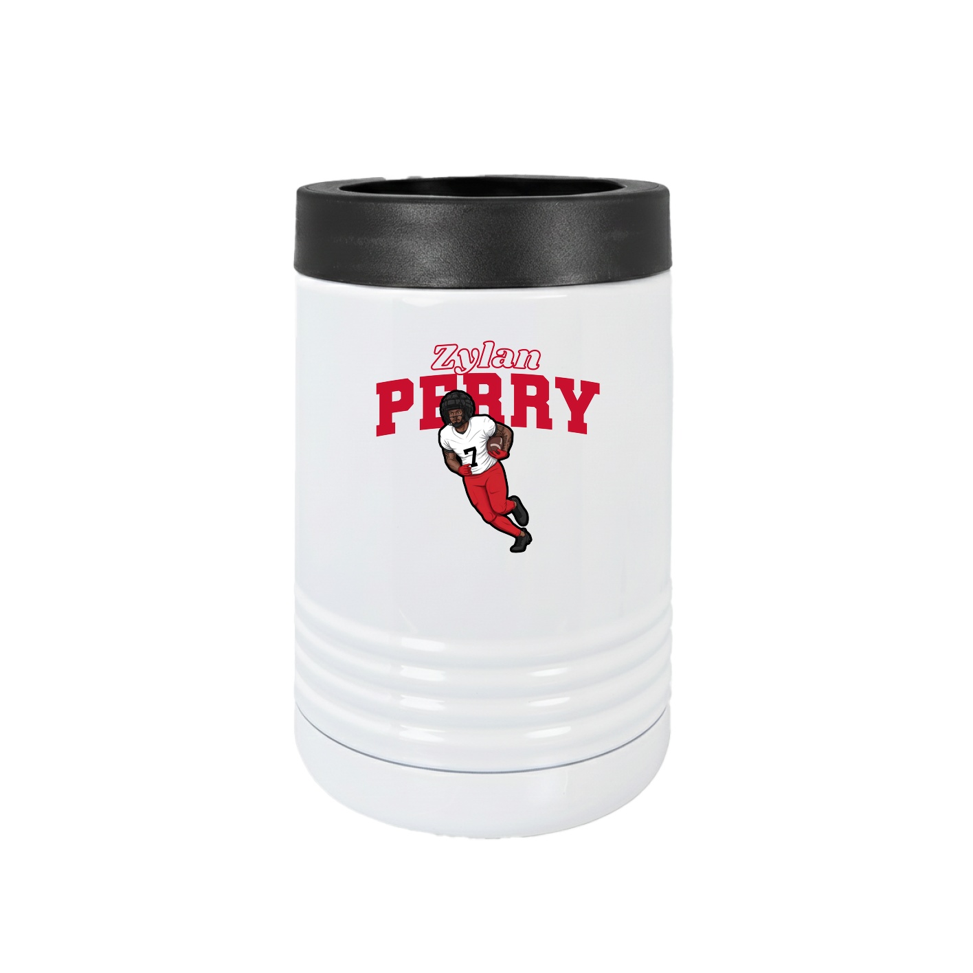 Beverage Holder — Name Arch in White