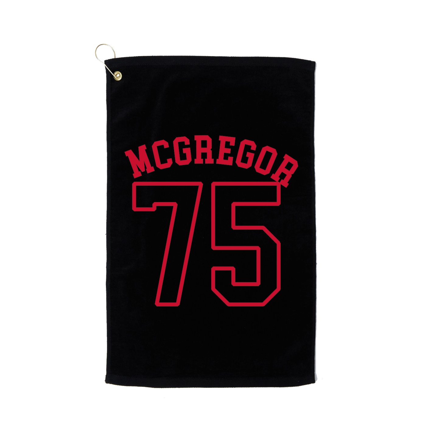 Golf Towel — Shirsey Arch in Black