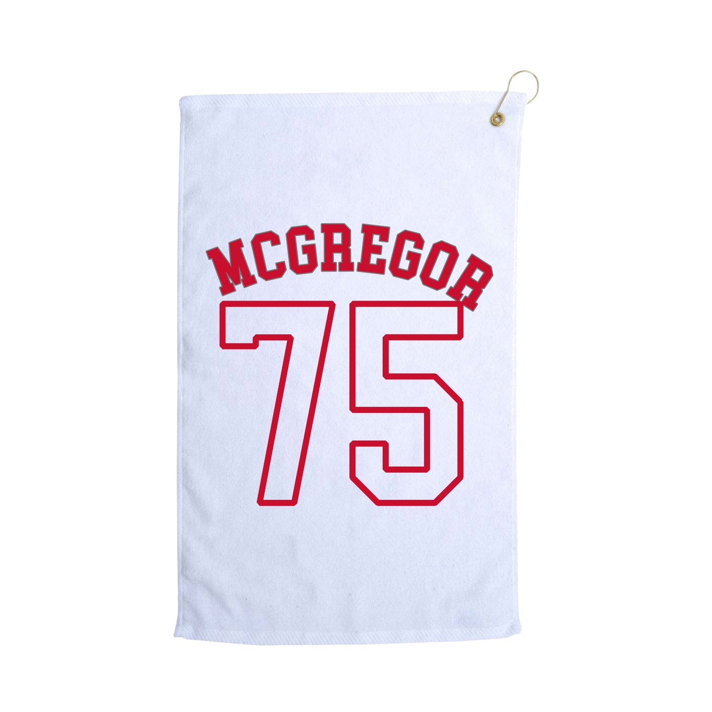 Golf Towel — Shirsey Arch in White