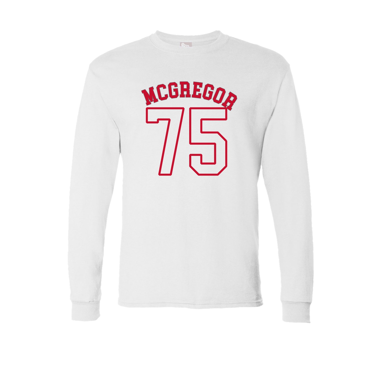 Long Sleeve Tee — Shirsey Arch in White