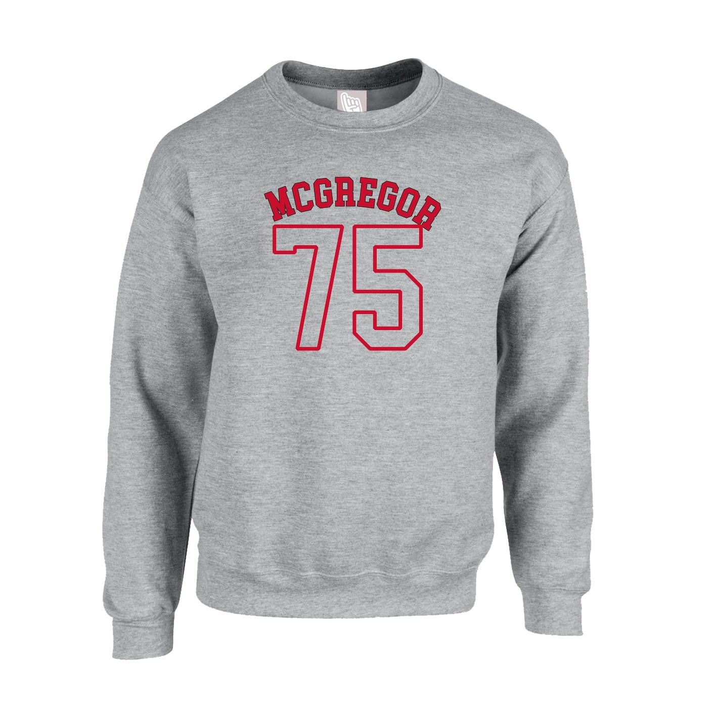 Fleece Crew — Shirsey Arch in Grey