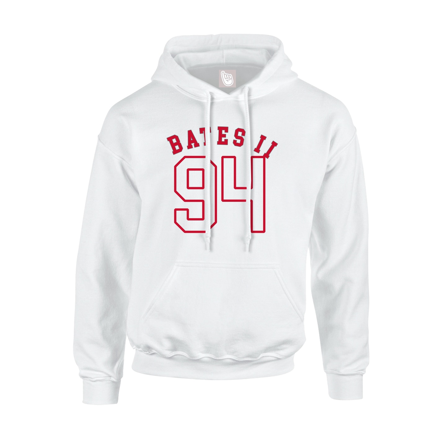 Hoodie — Shirsey Arch in White