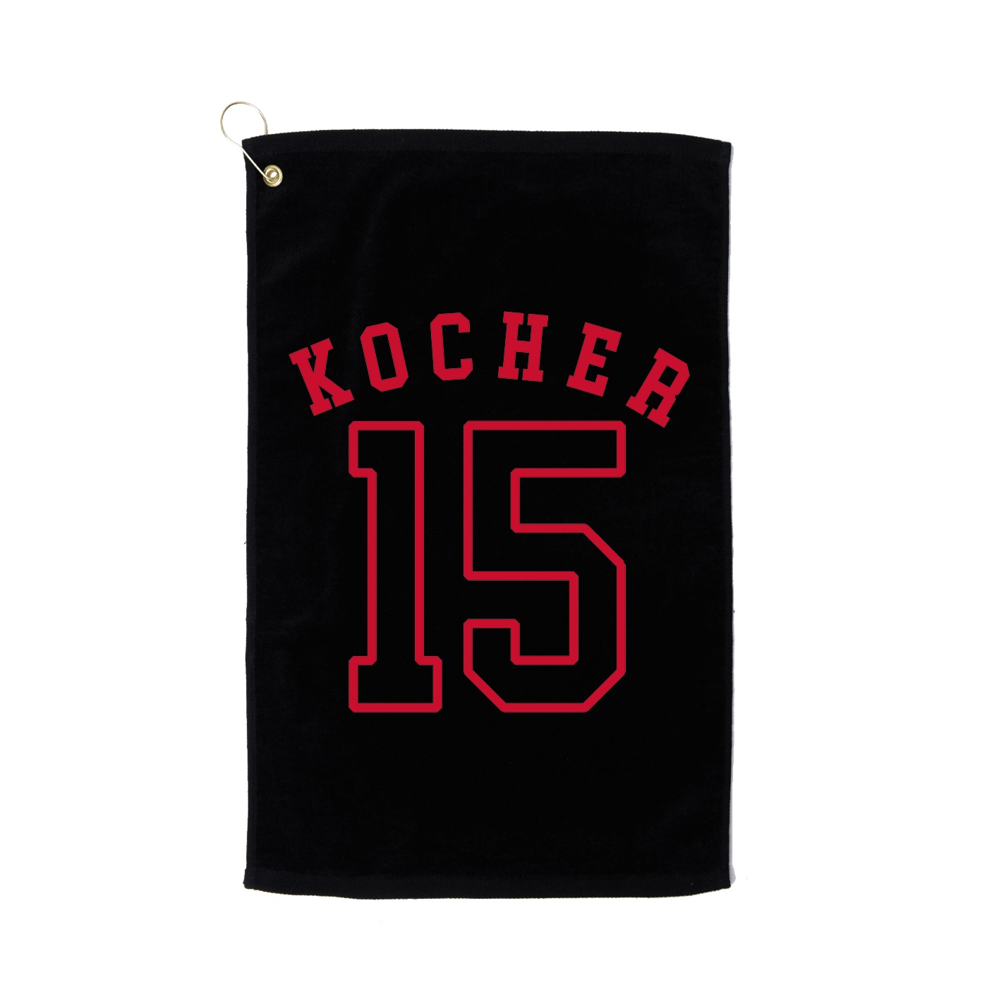 Golf Towel — Shirsey Arch in Black