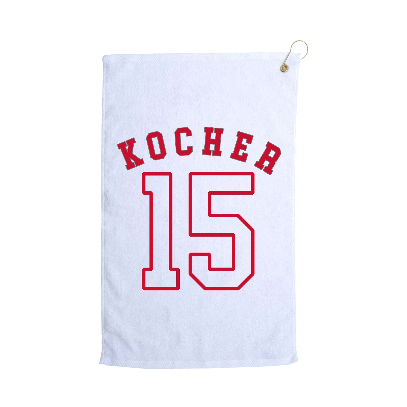 Golf Towel — Shirsey Arch in White