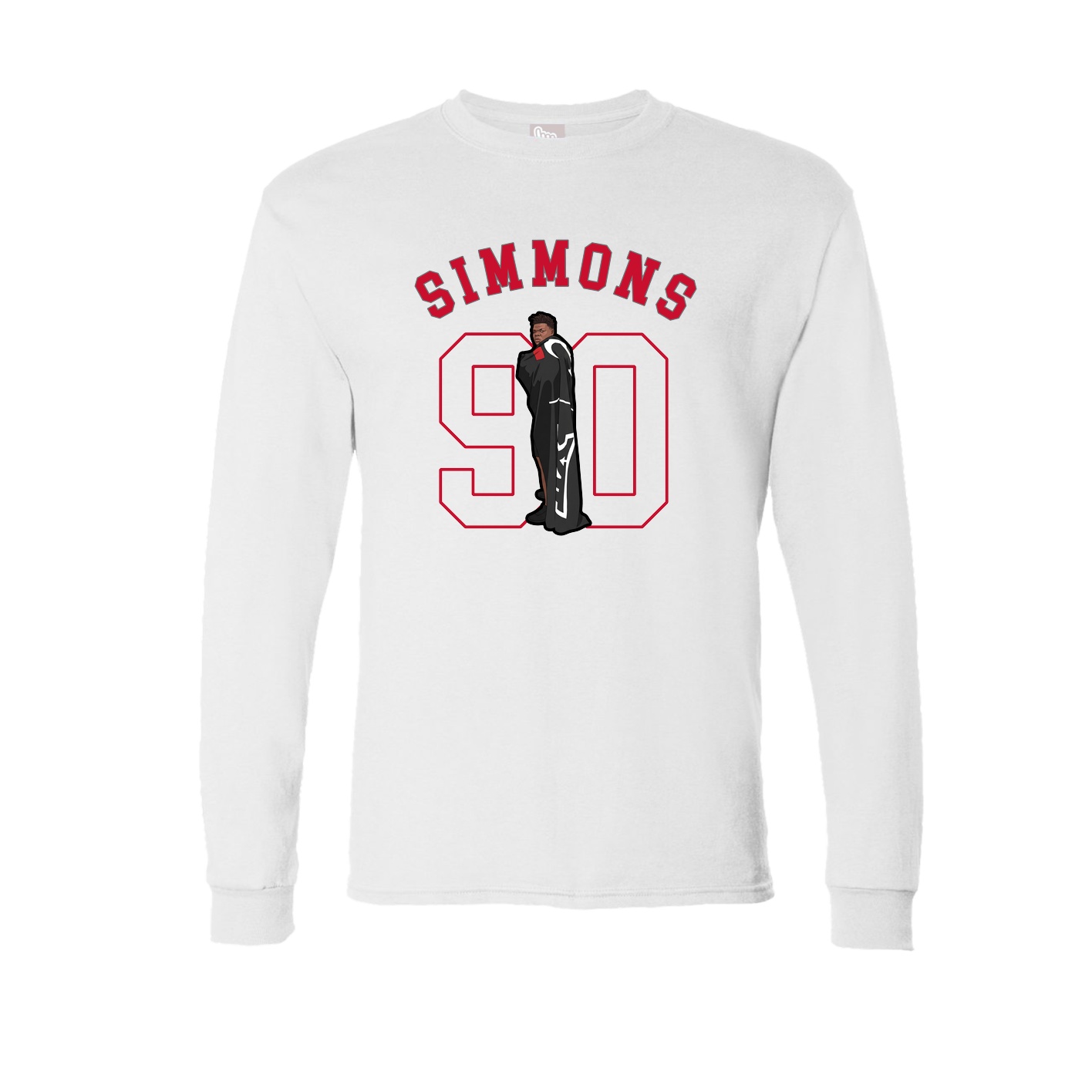 Long Sleeve Tee — Shirsey Arch in White