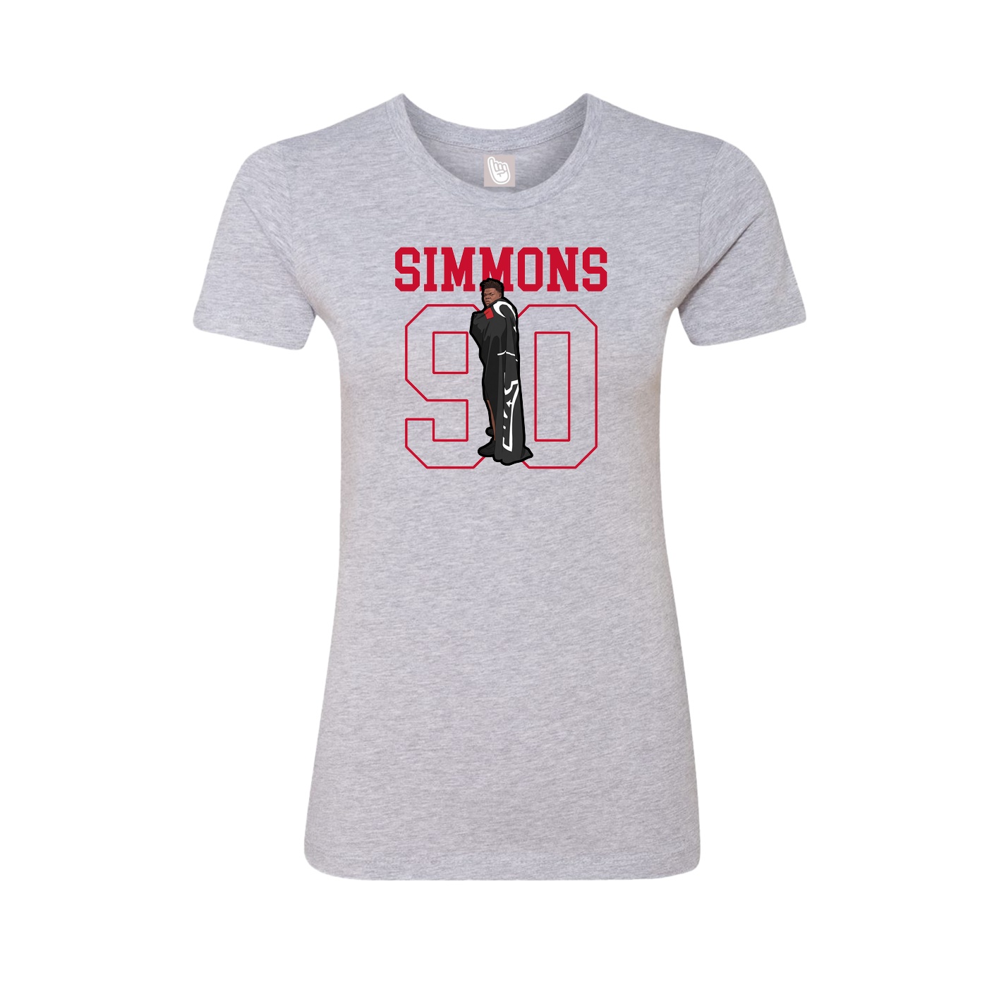 Fitted Women's Tee — Shirsey in Grey