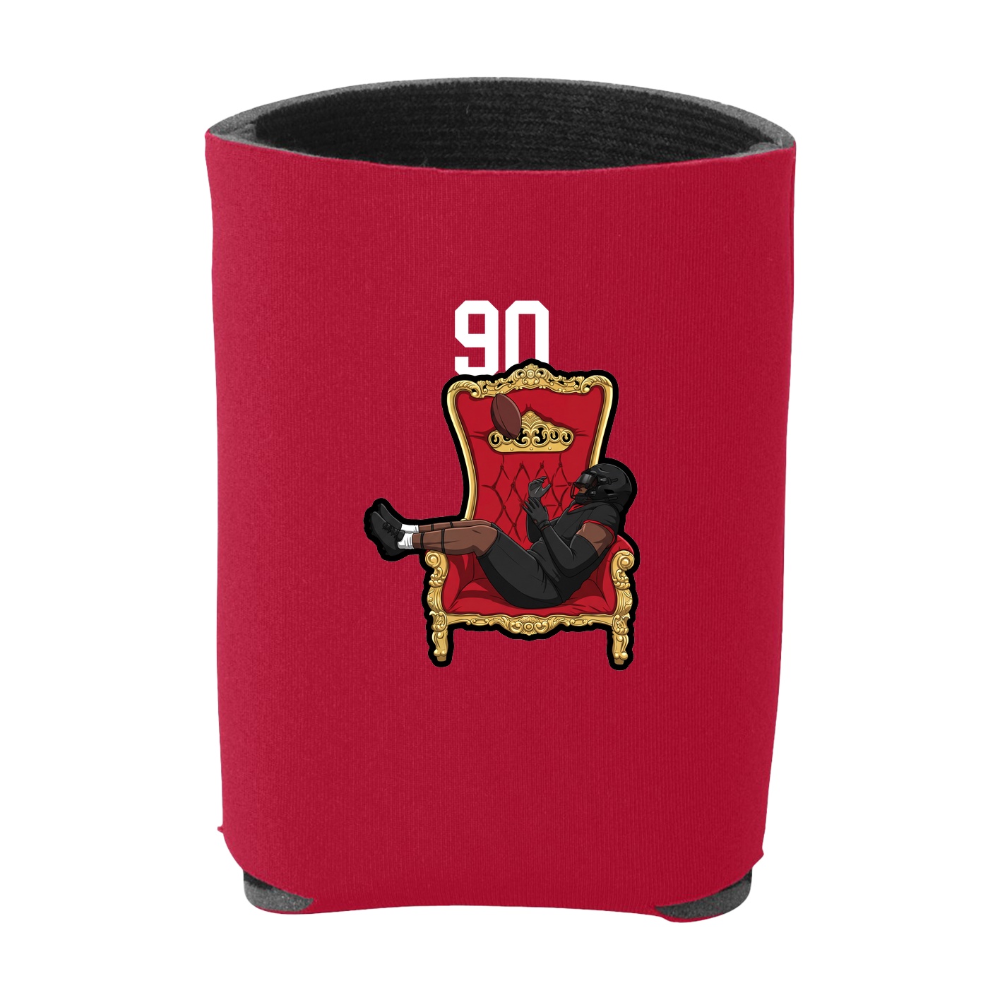 Can Holder — Number Top in Red