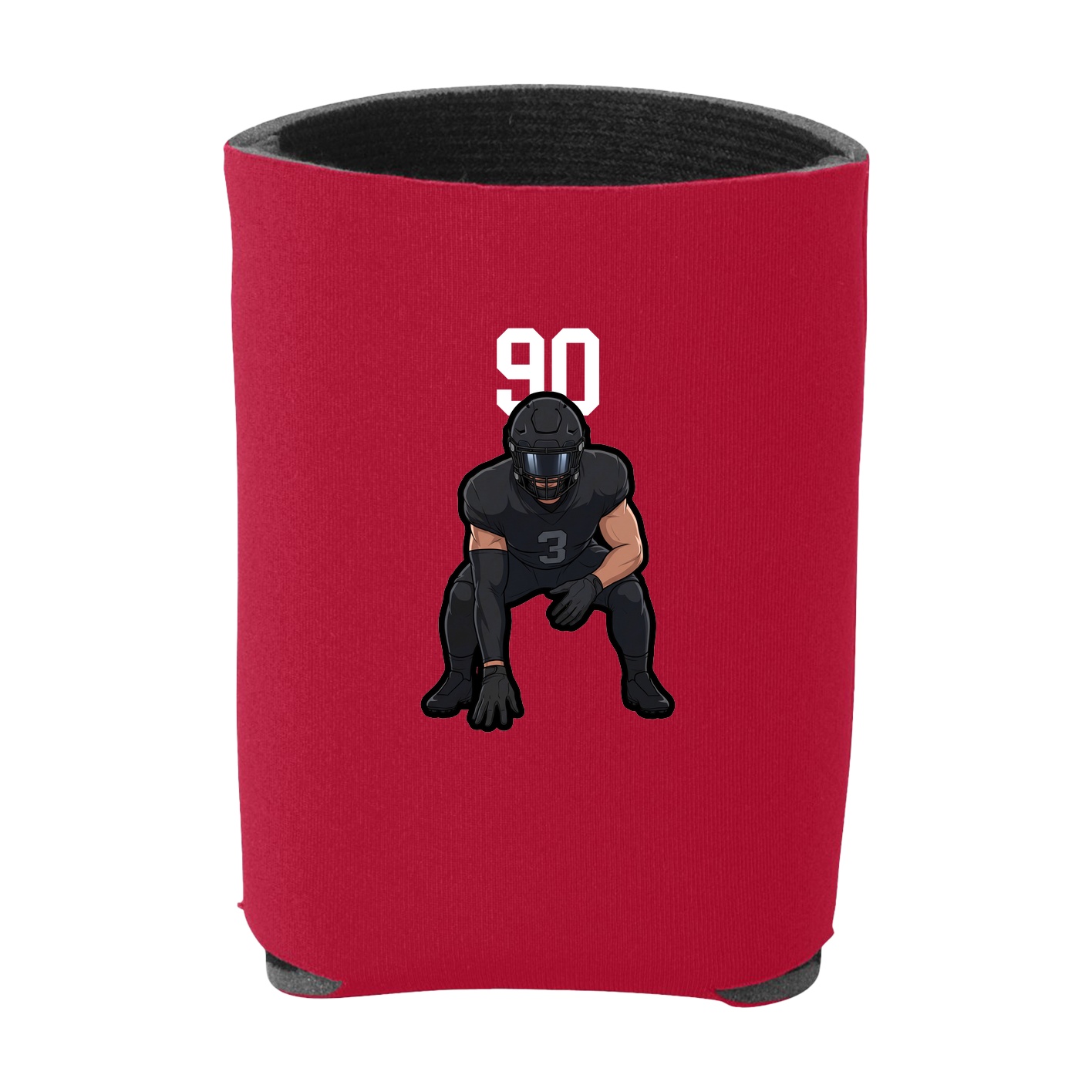 Can Holder — Number Top in Red