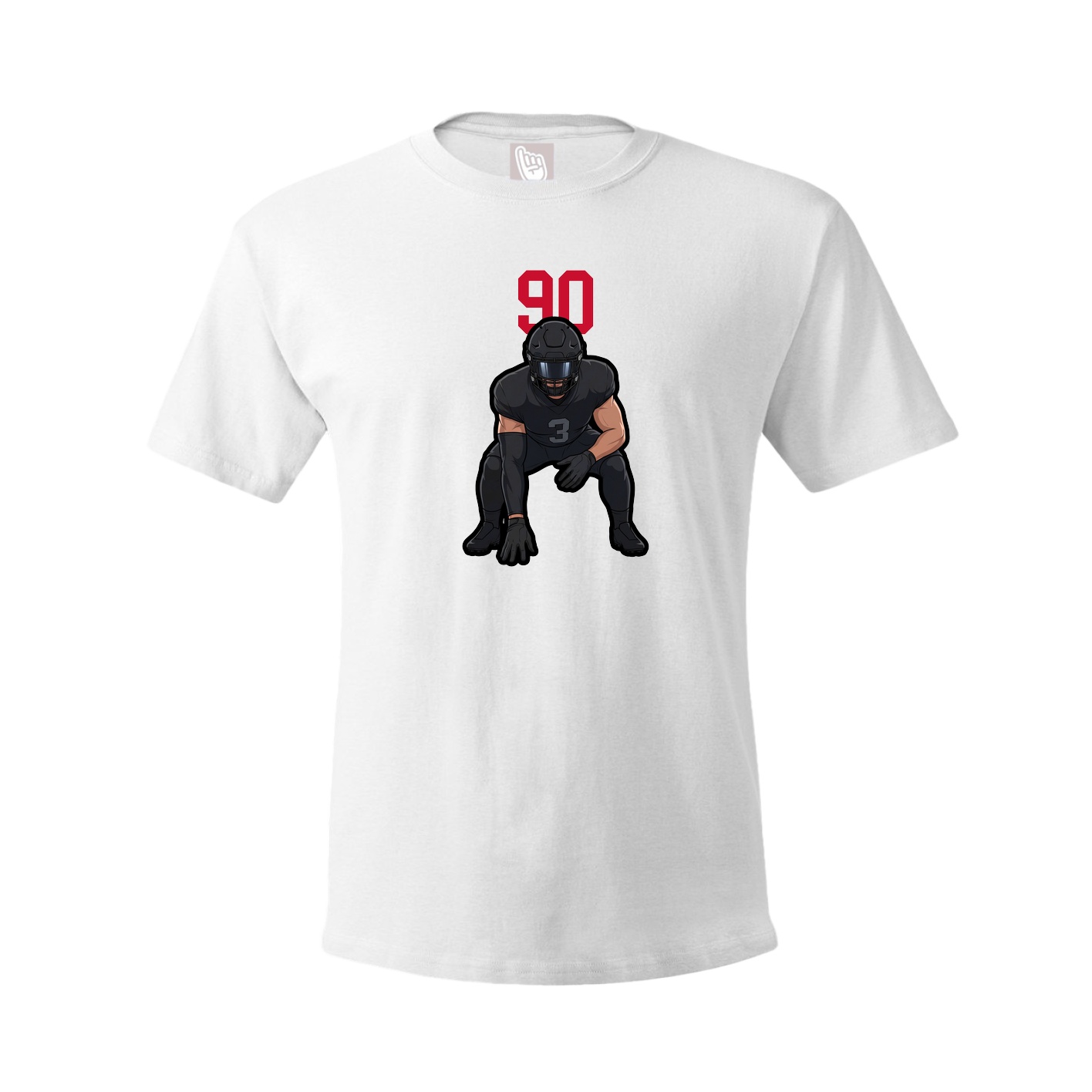 Tee — Number Top in White