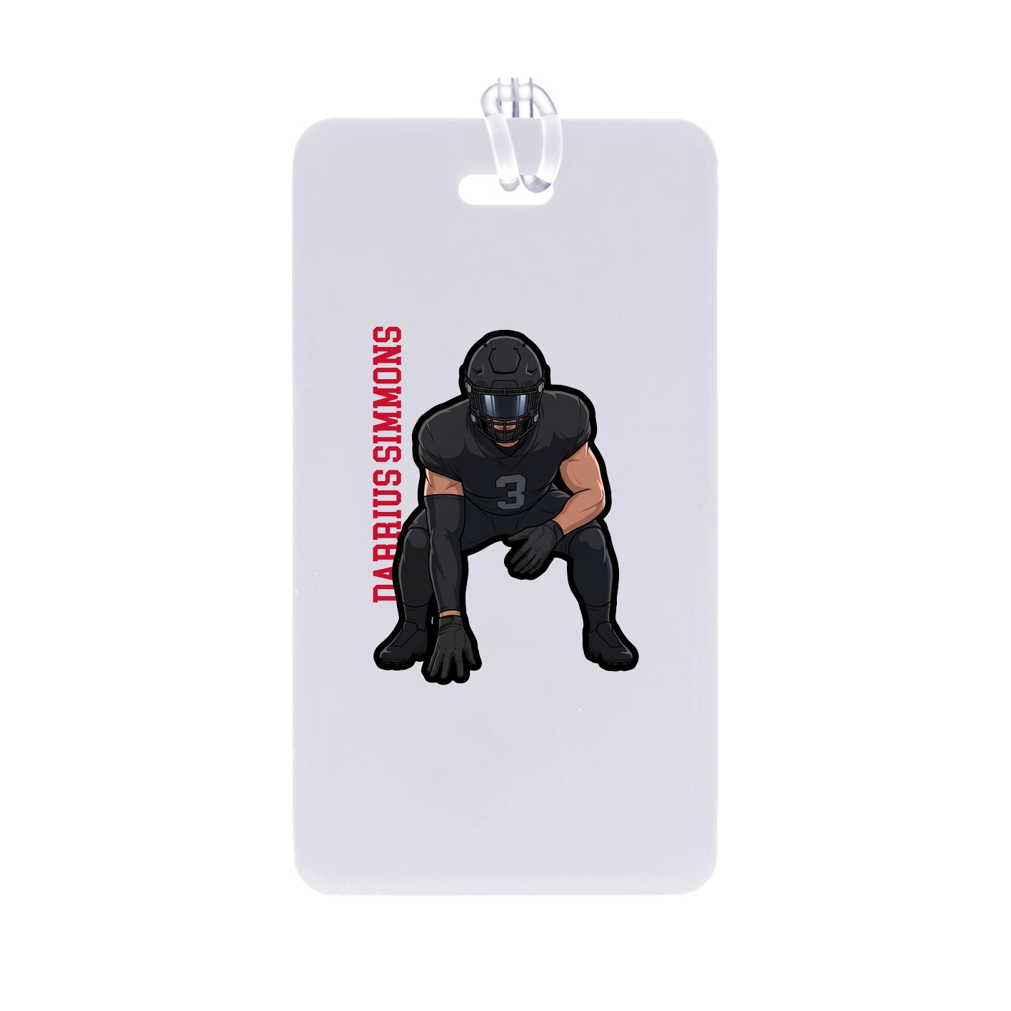 Bag Tag — Name Vertical in Classic