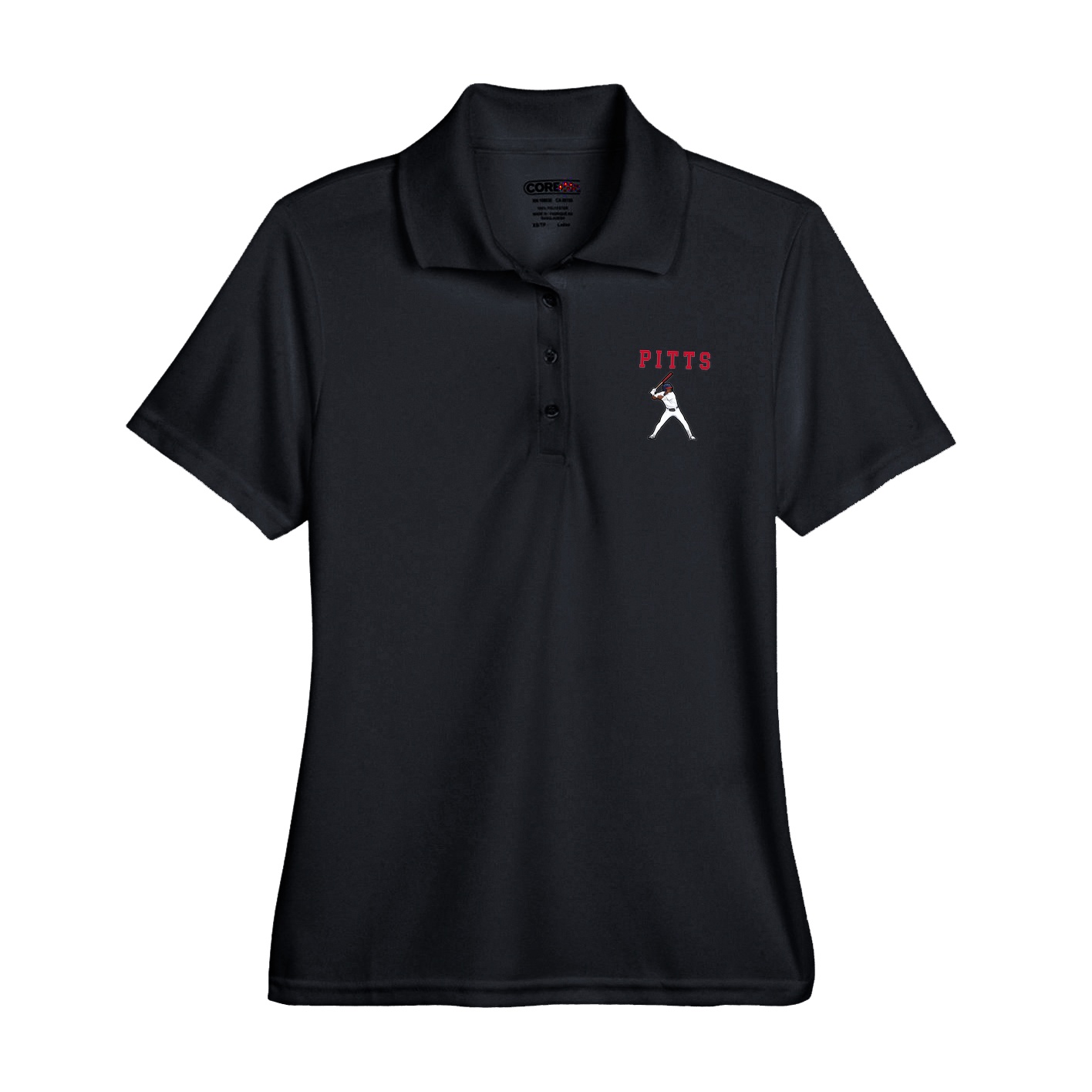 Womens Performance Polo — Shirsey in Black