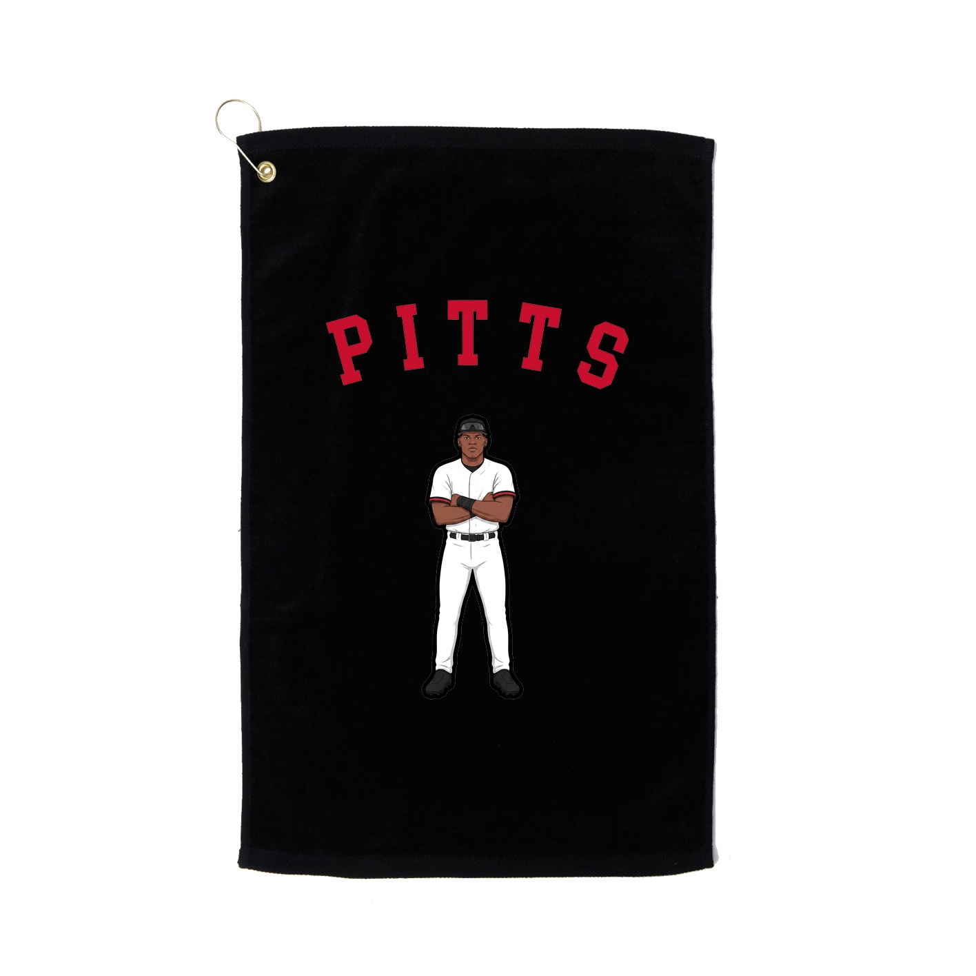Golf Towel — Shirsey Arch in Black