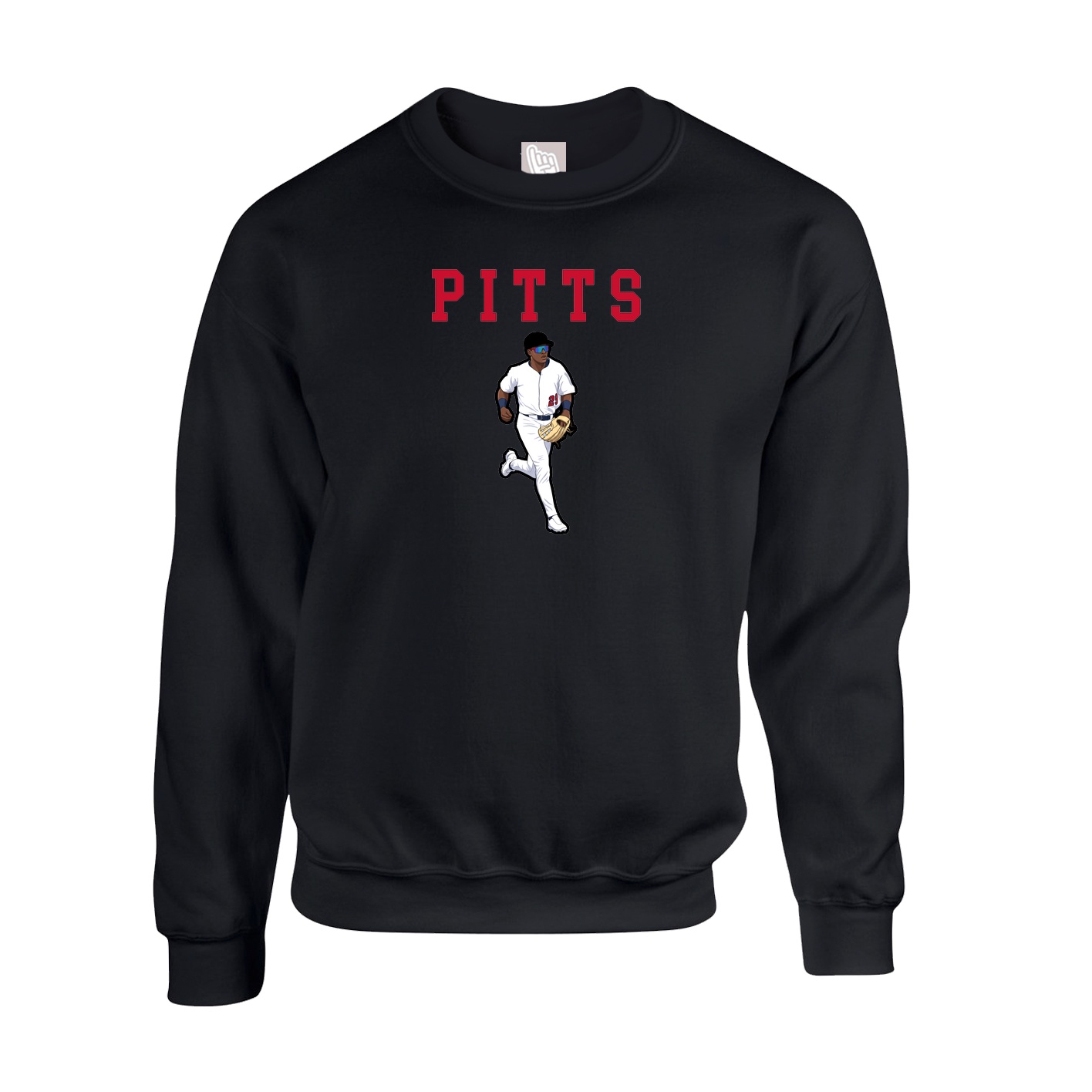 Fleece Crew — Shirsey in Black