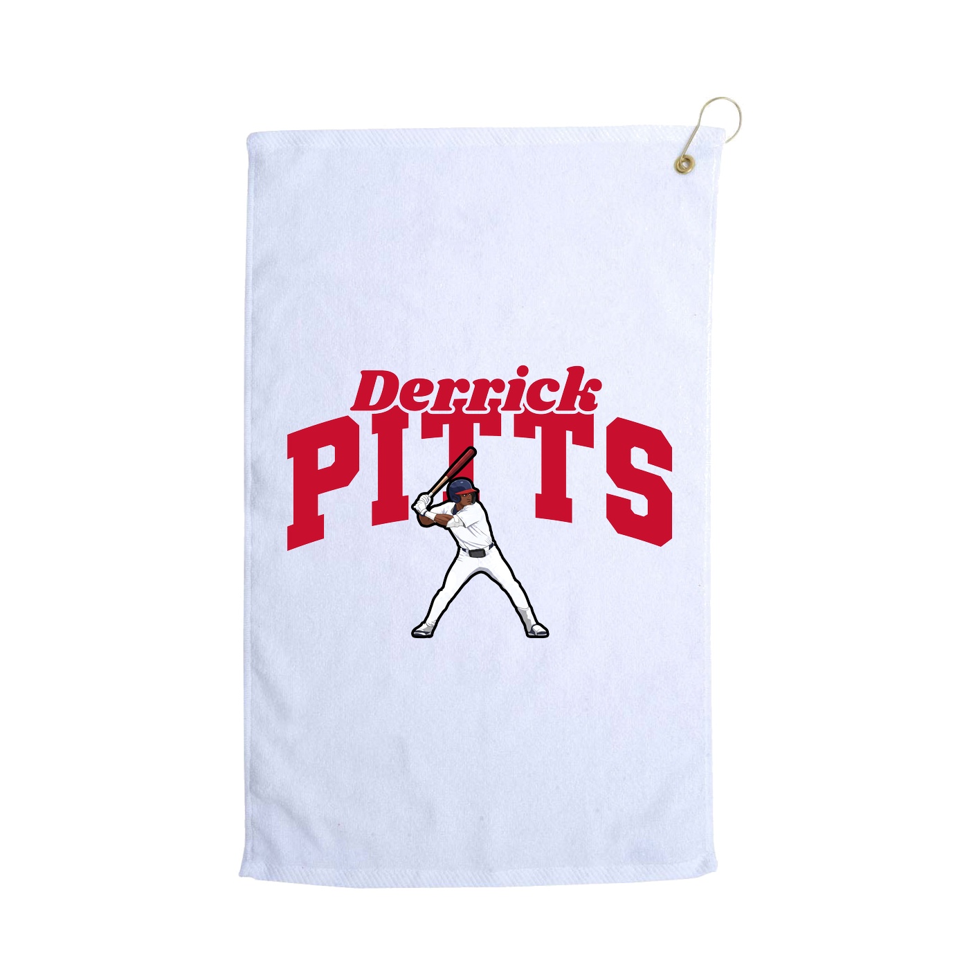 Golf Towel — Signature Arch in White