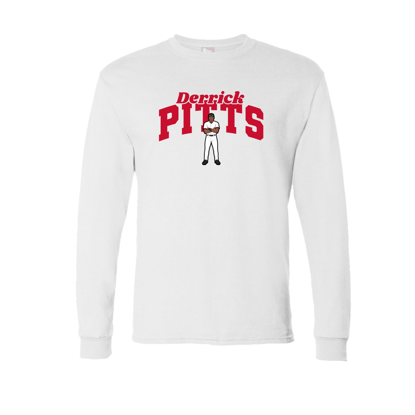 Long Sleeve Tee — Signature Arch in White