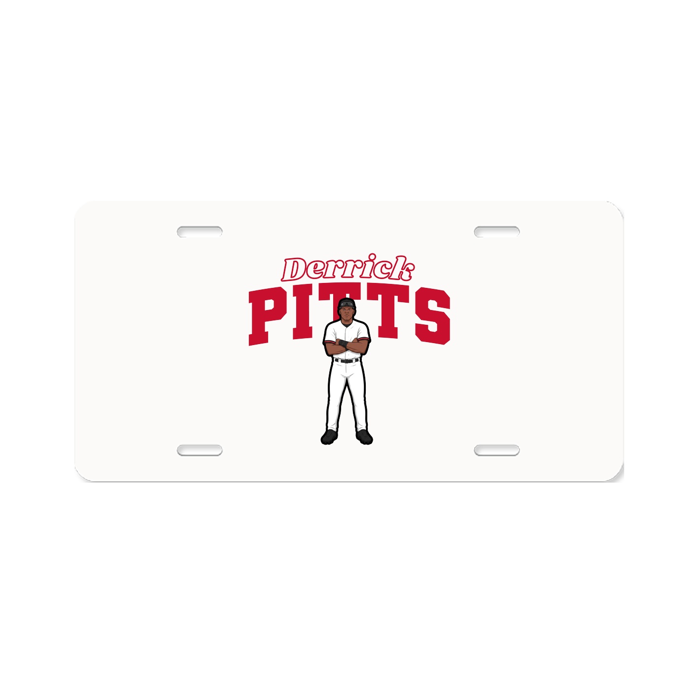 License Plate — Name Arch in Classic