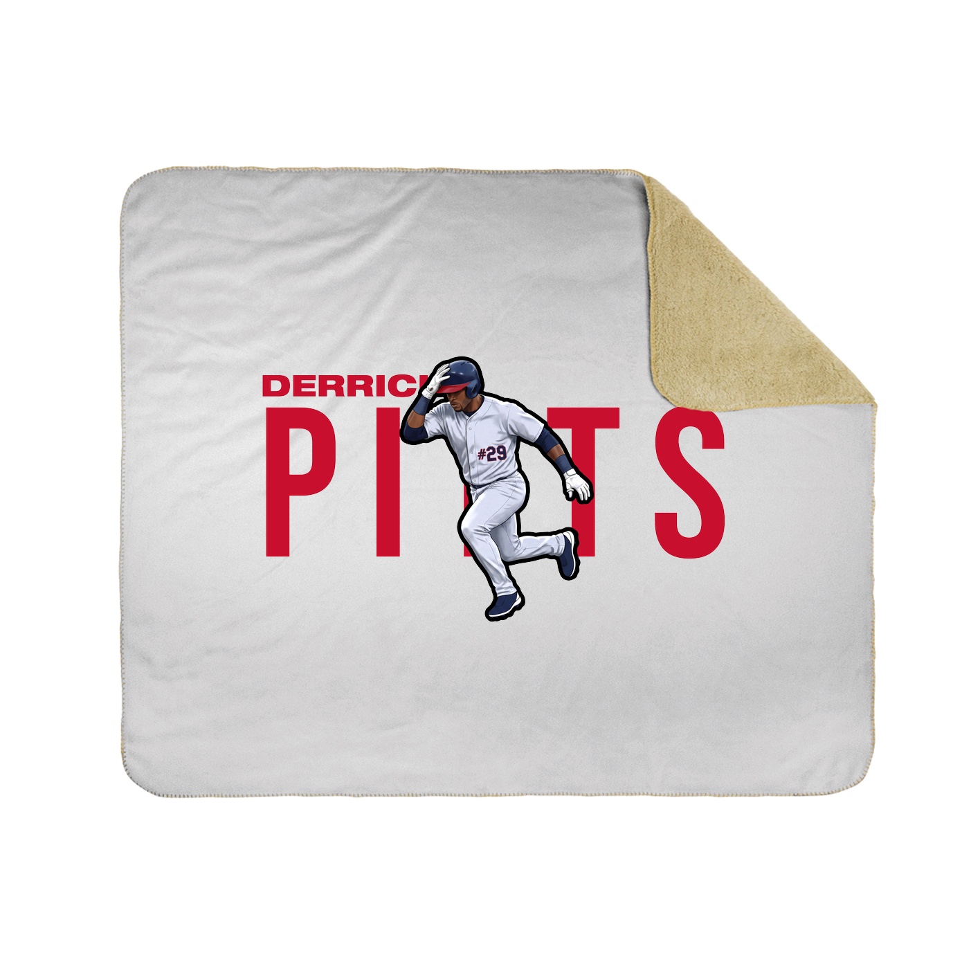 Throw Blanket — Player Name in White