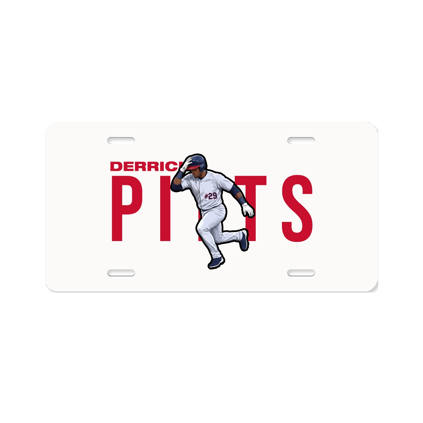 License Plate — Player Name in Classic