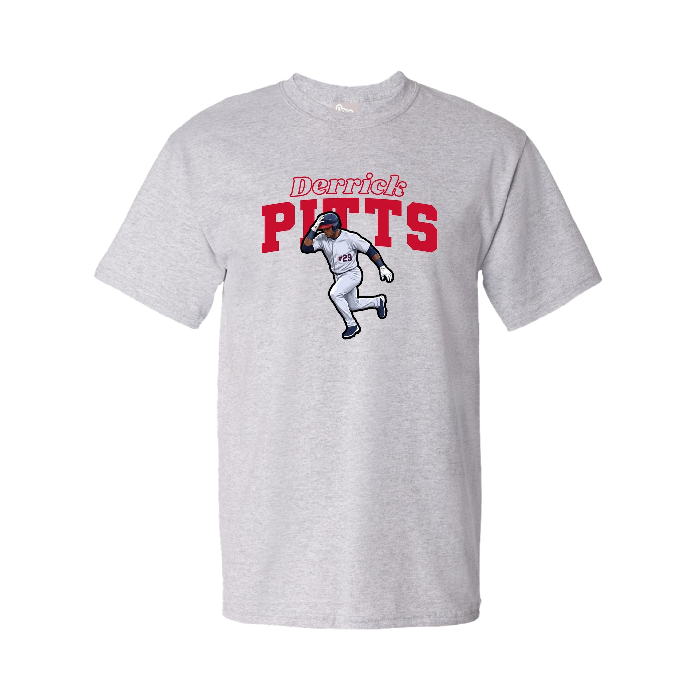 Youth Tee — Name Arch in Grey
