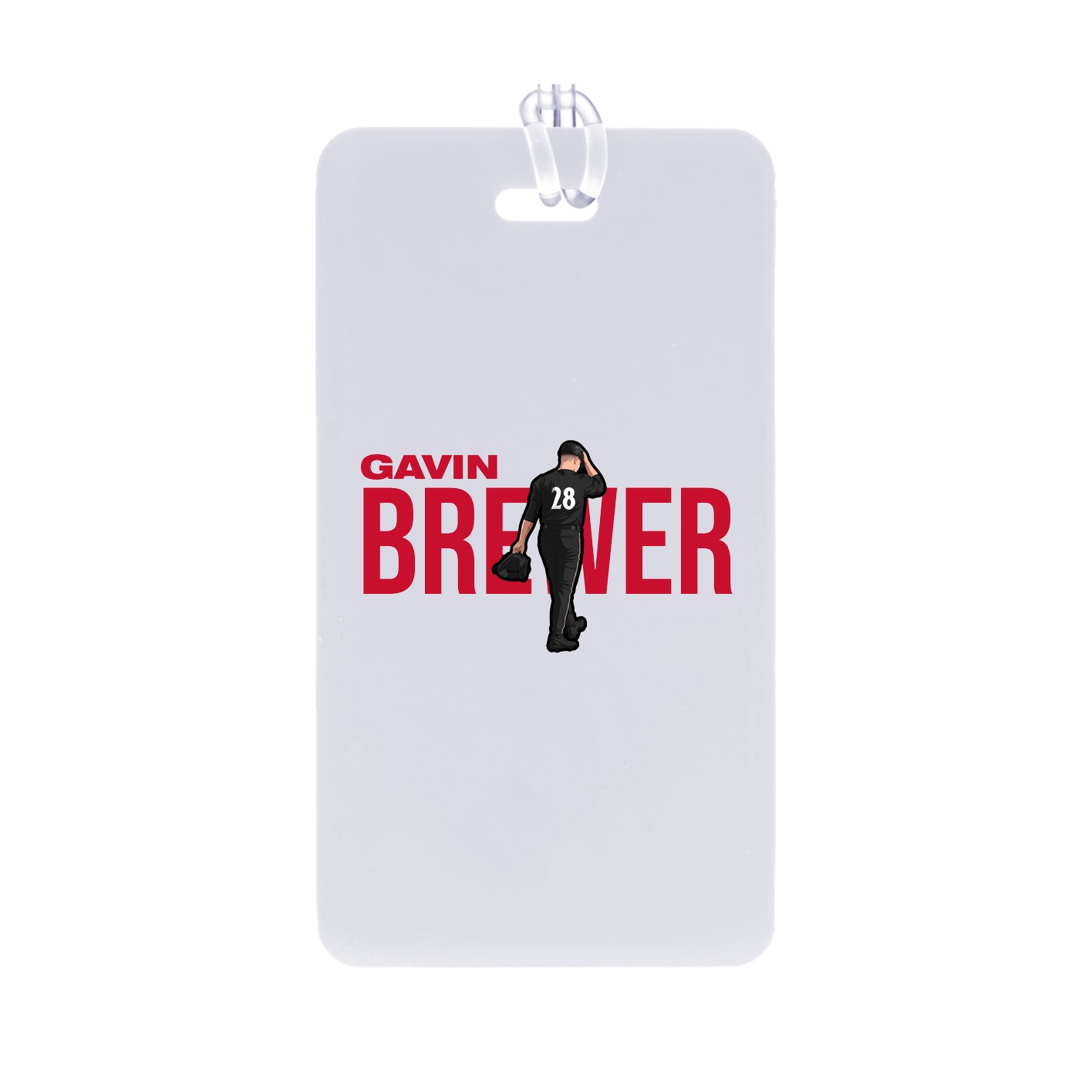 Bag Tag — Player Name in Classic