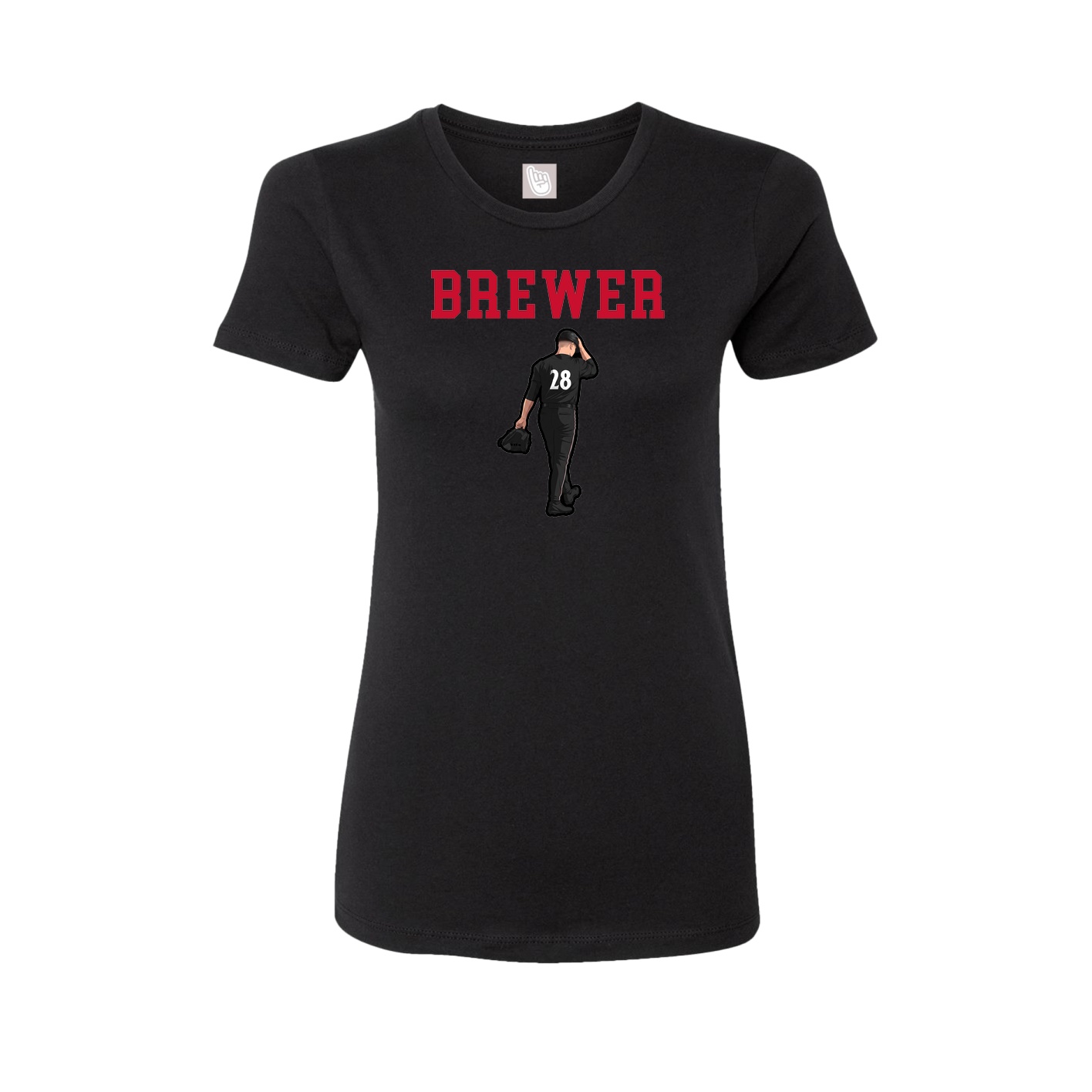 Fitted Women's Tee — Shirsey in Black