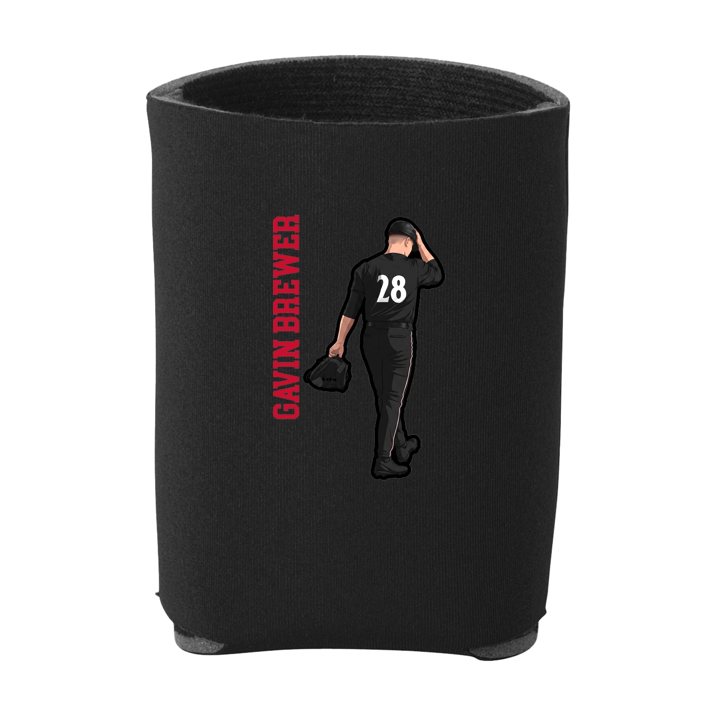 Can Holder — Name Vertical in Black
