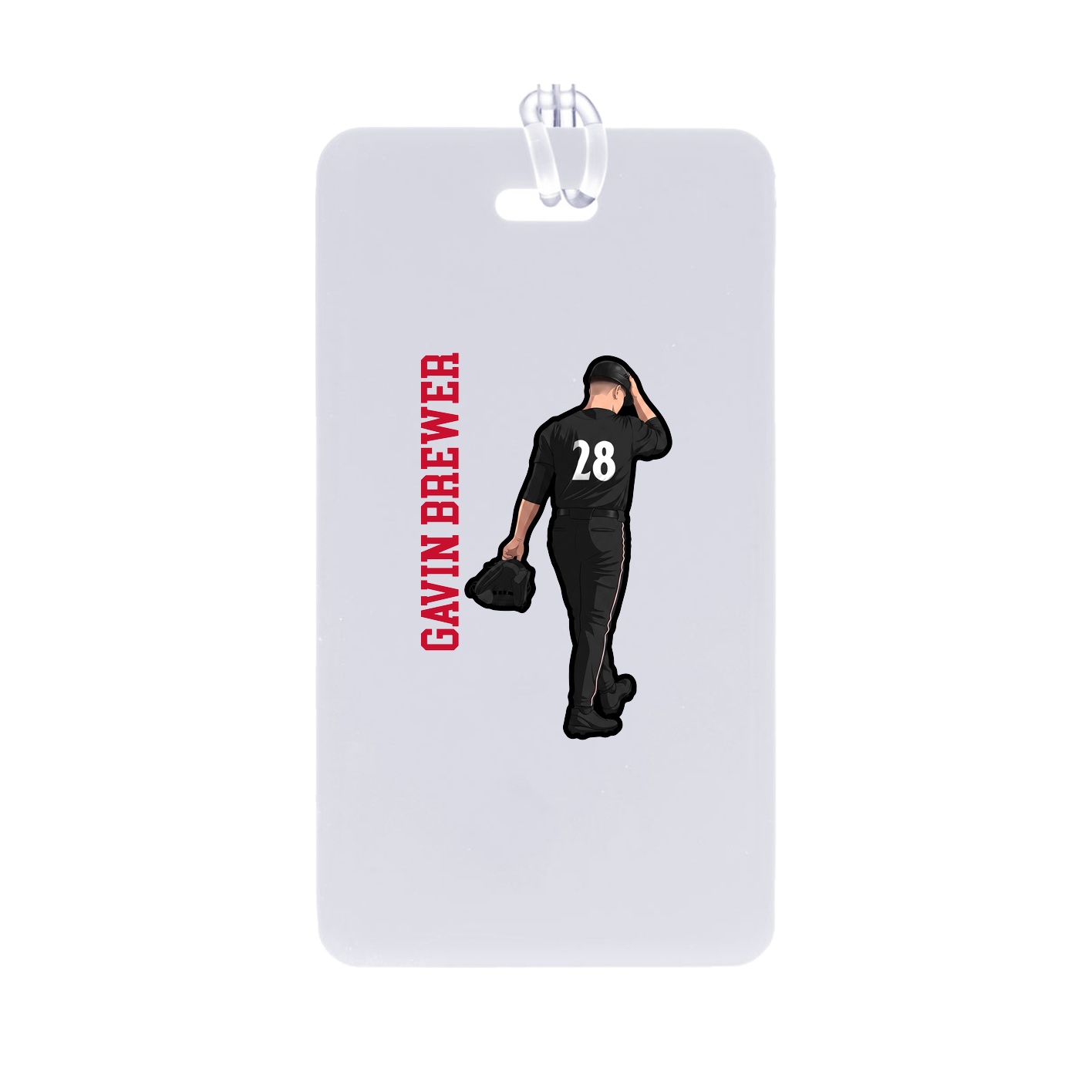Bag Tag — Name Vertical in Classic