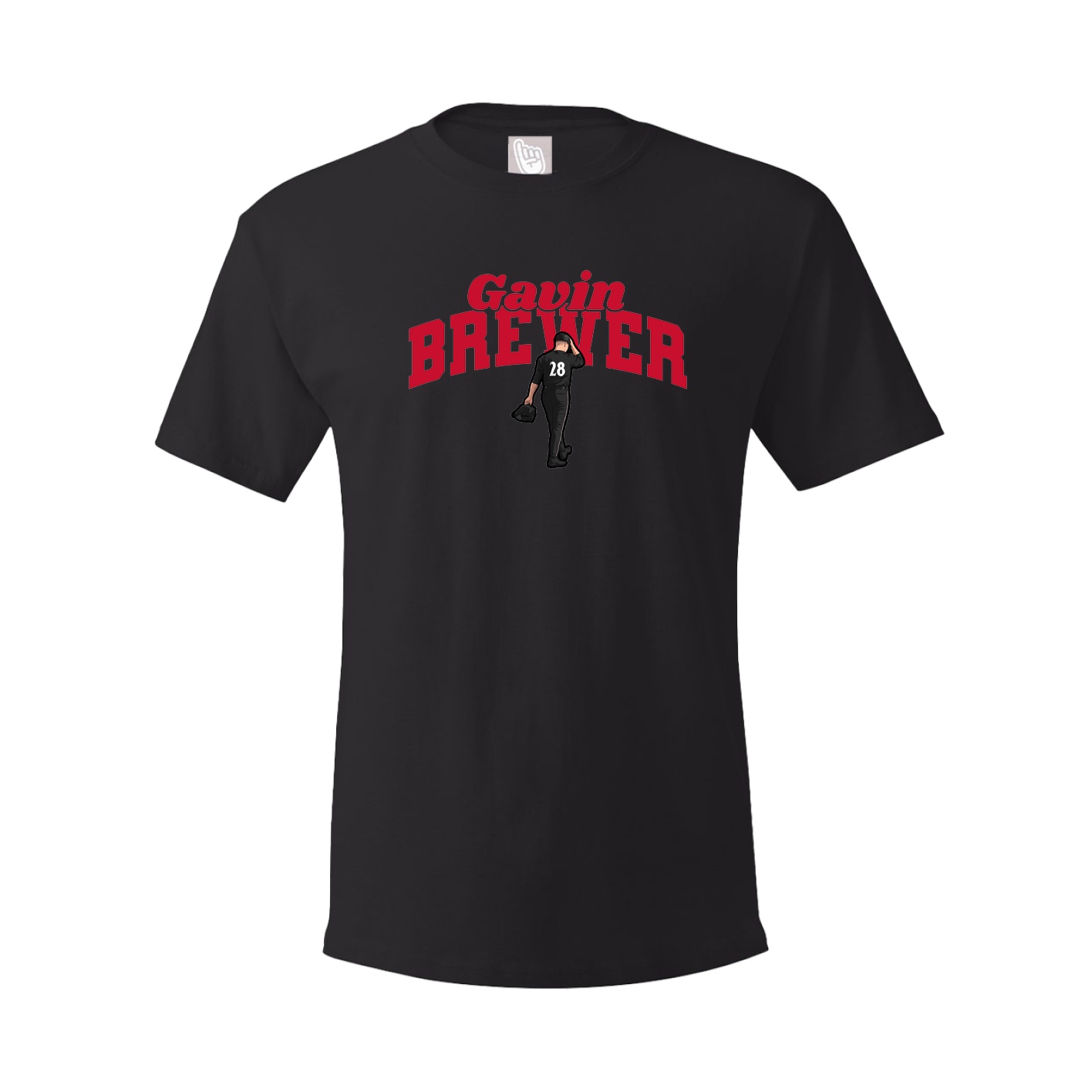 Youth Tee — Signature Arch in Black
