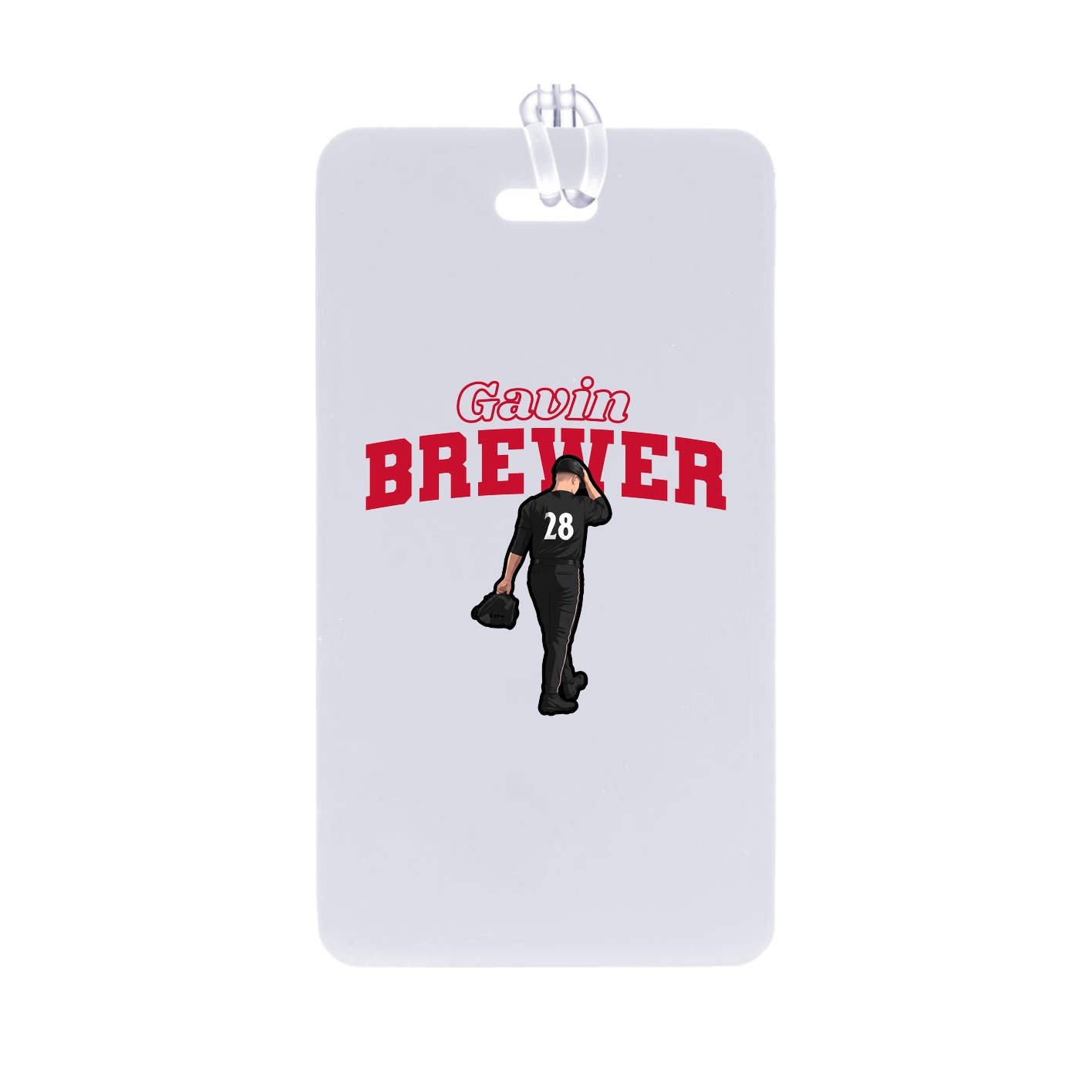 Bag Tag — Name Arch in Classic