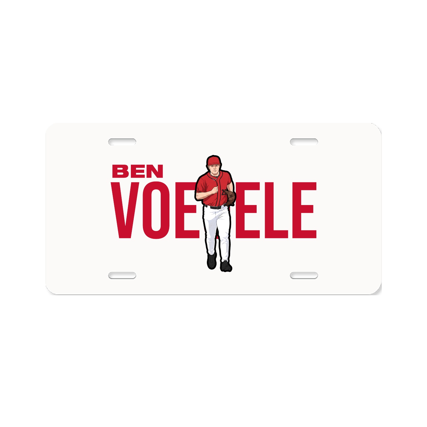License Plate — Player Name in Classic