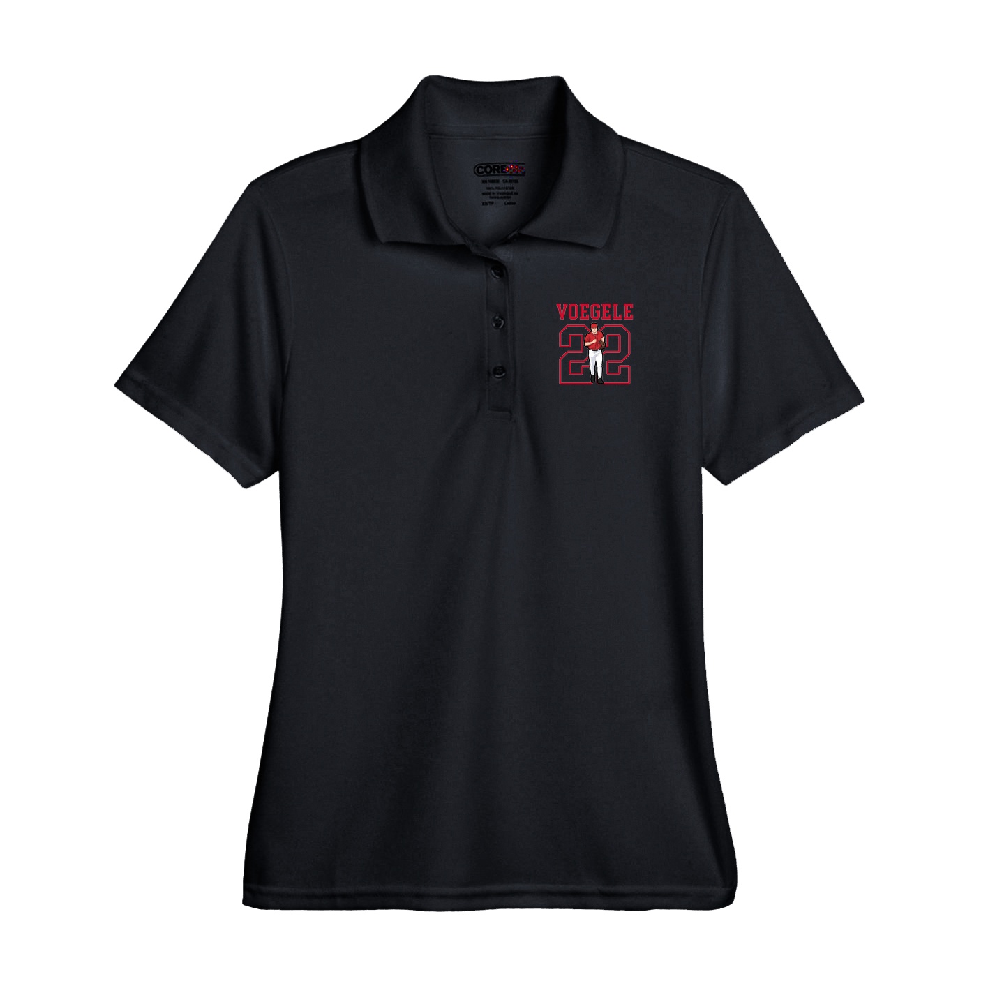 Performance Polo — Shirsey in Black