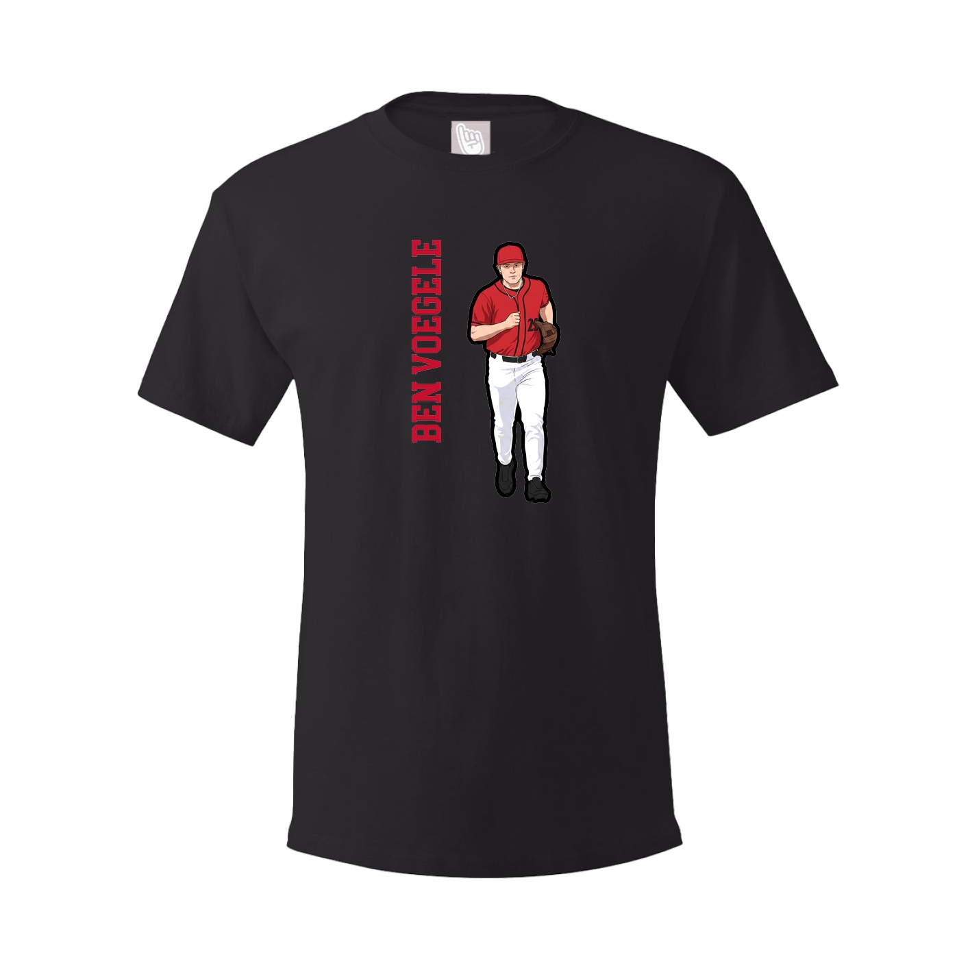 Tee — Name Vertical in Black