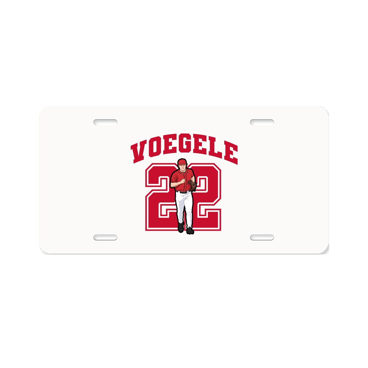 License Plate — Number in Classic