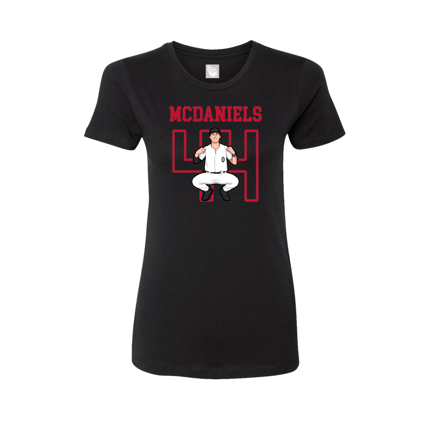 Fitted Women's Tee — Shirsey in Black