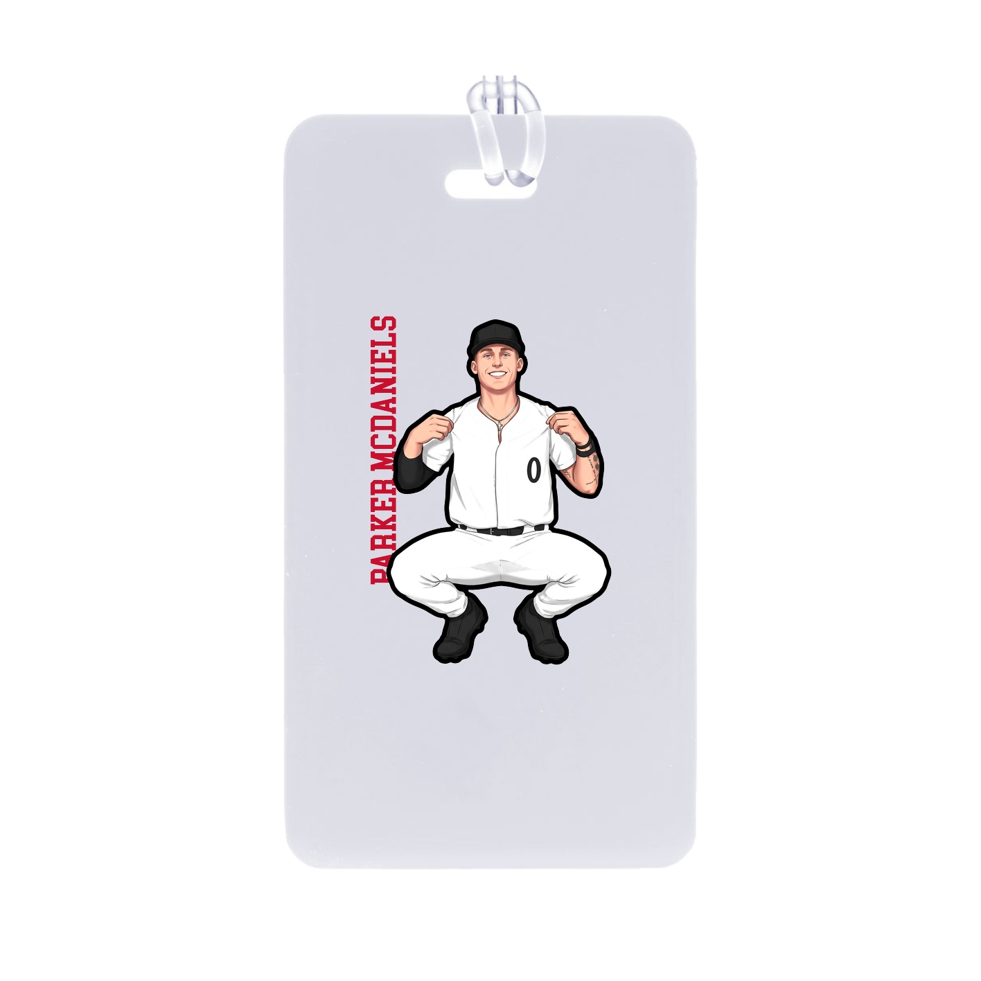 Bag Tag — Name Vertical in Classic